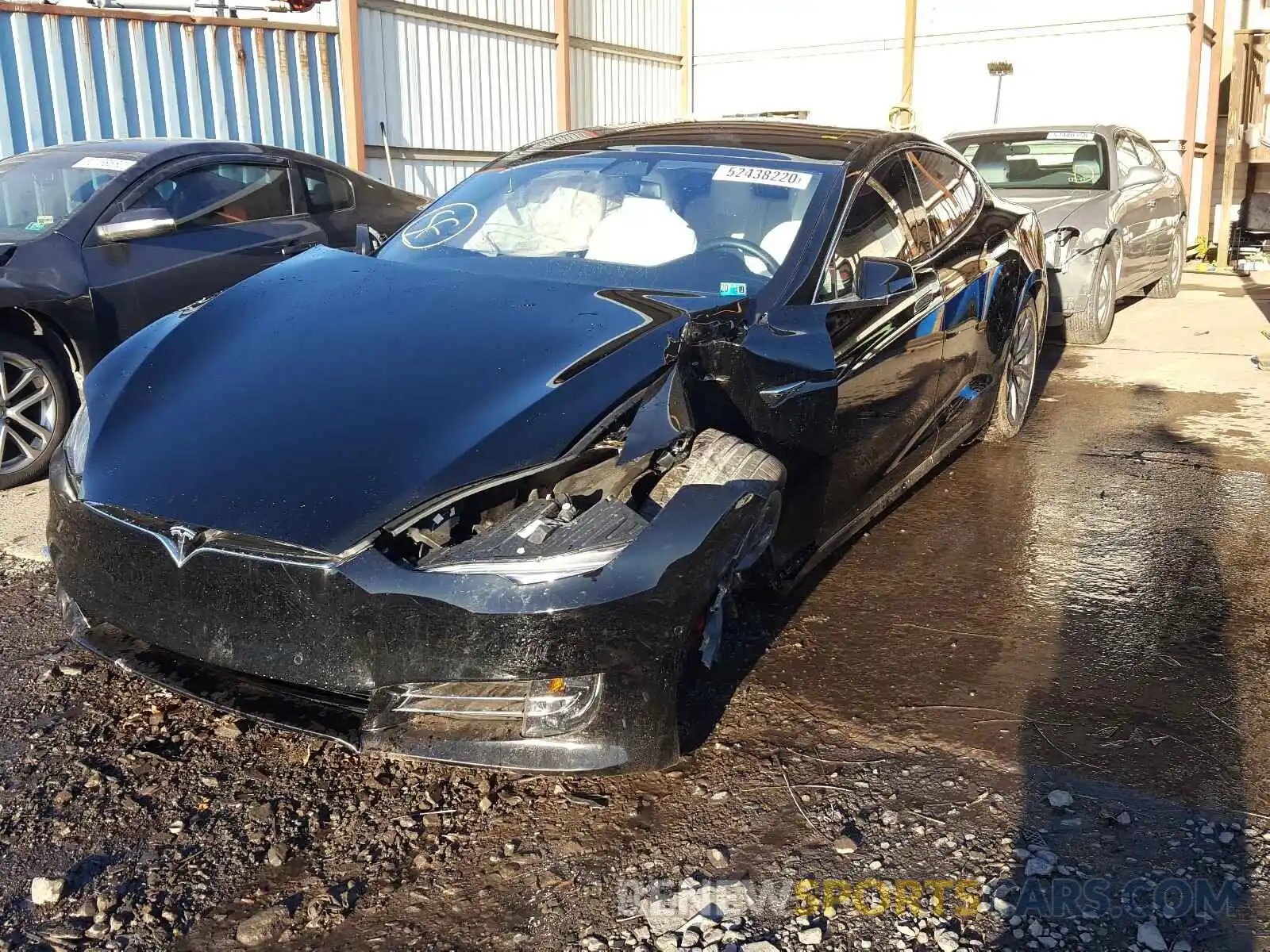 2 Photograph of a damaged car 5YJSA1E42KF336728 TESLA MODEL S 2019