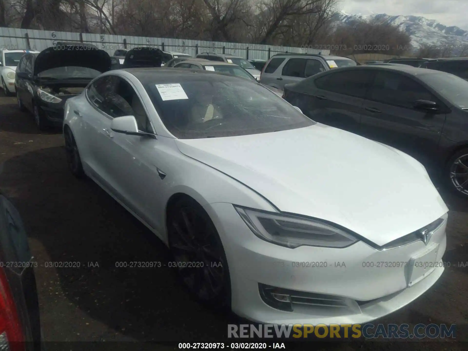 1 Photograph of a damaged car 5YJSA1E42KF337815 TESLA MODEL S 2019