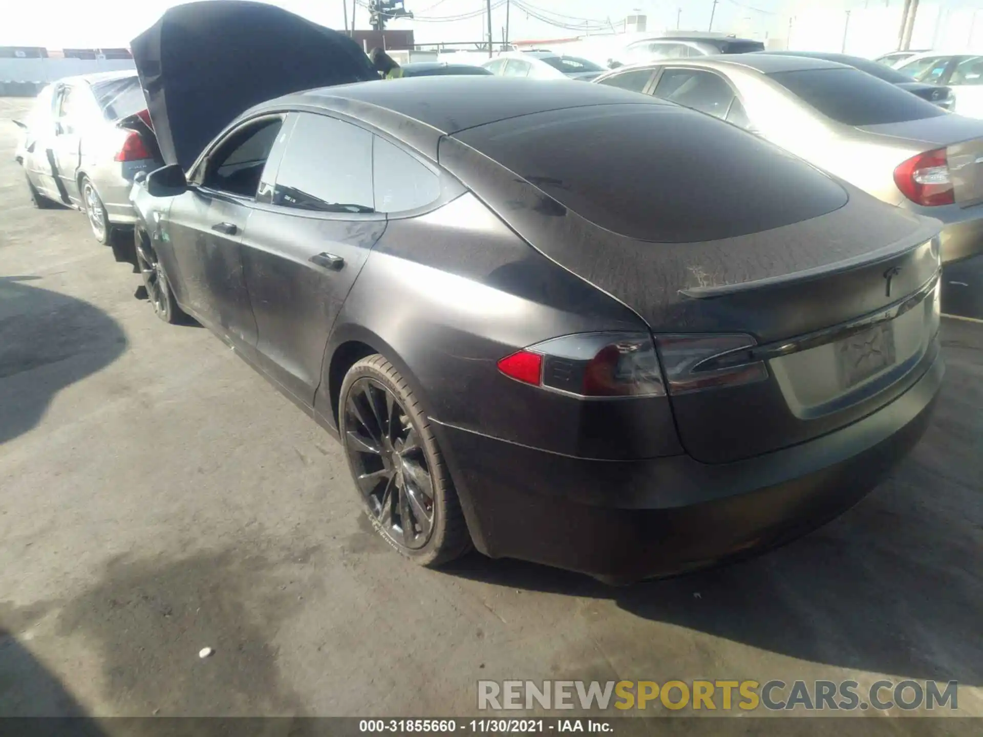 3 Photograph of a damaged car 5YJSA1E44KF331241 TESLA MODEL S 2019