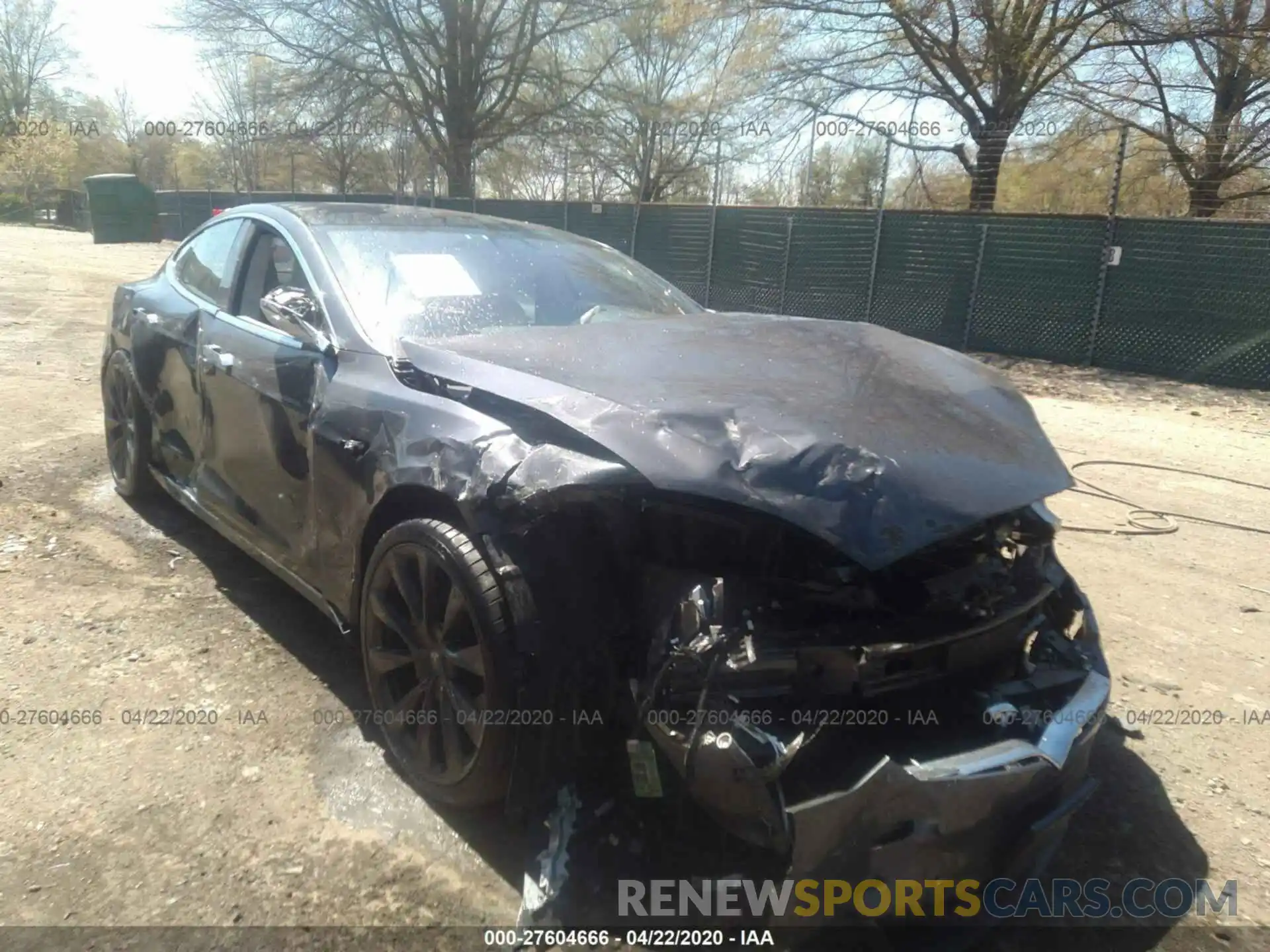 1 Photograph of a damaged car 5YJSA1E44KF332731 TESLA MODEL S 2019