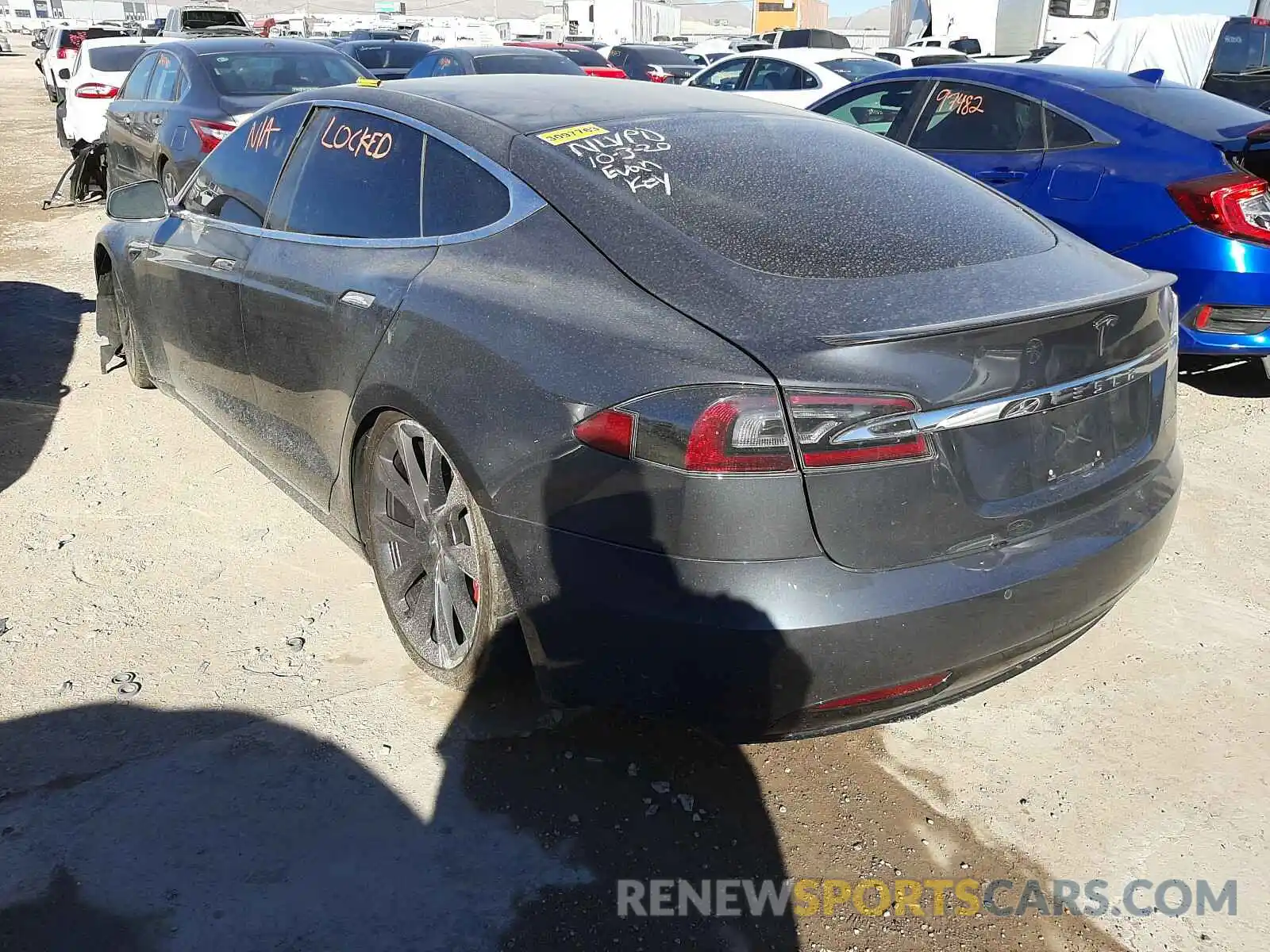 3 Photograph of a damaged car 5YJSA1E44KF337833 TESLA MODEL S 2019