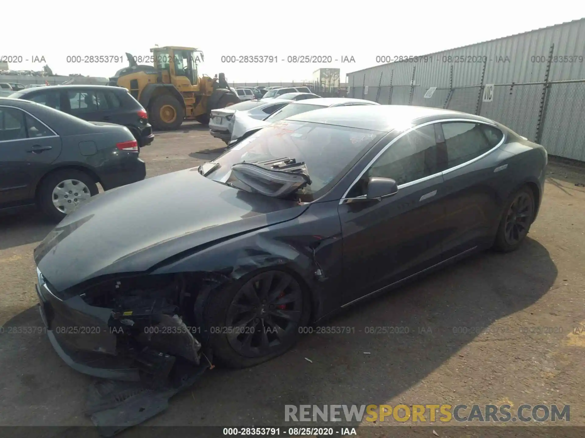 2 Photograph of a damaged car 5YJSA1E46KF330656 TESLA MODEL S 2019