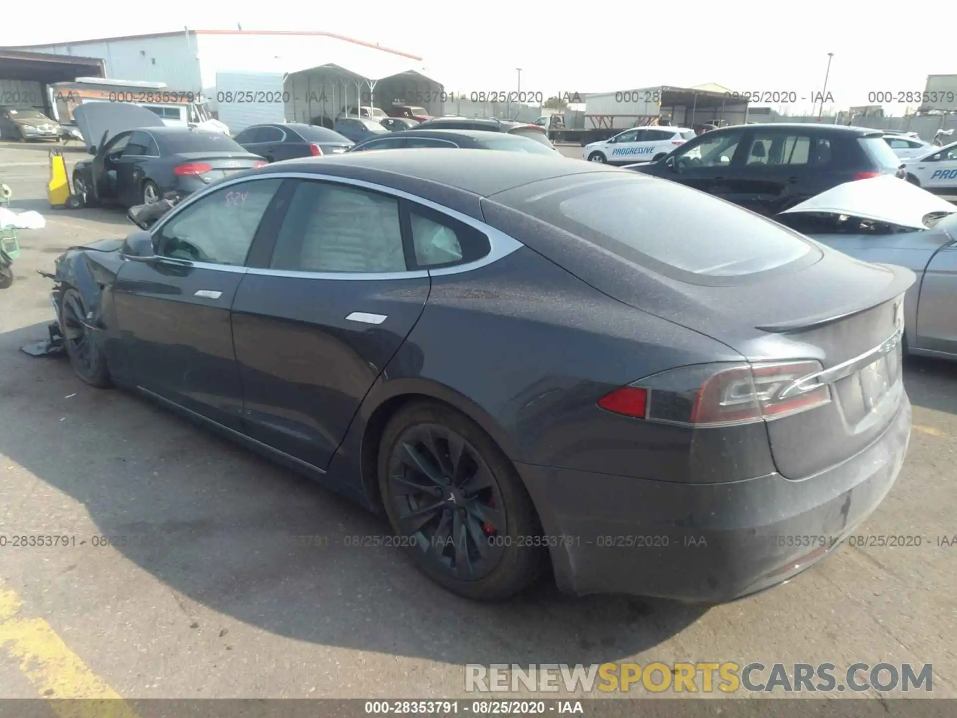 3 Photograph of a damaged car 5YJSA1E46KF330656 TESLA MODEL S 2019