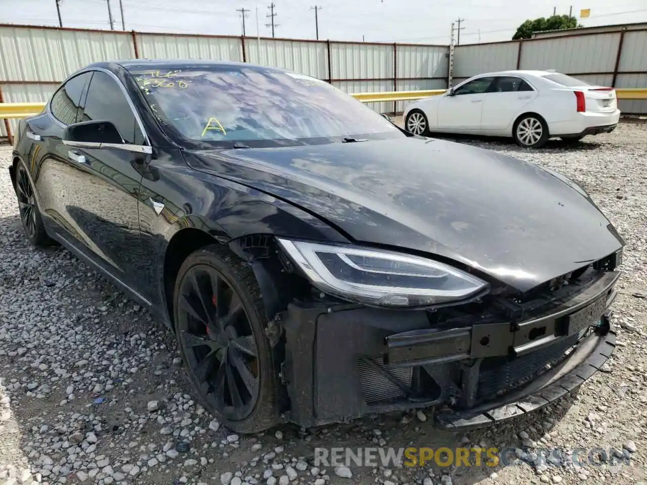 1 Photograph of a damaged car 5YJSA1E46KF331936 TESLA MODEL S 2019