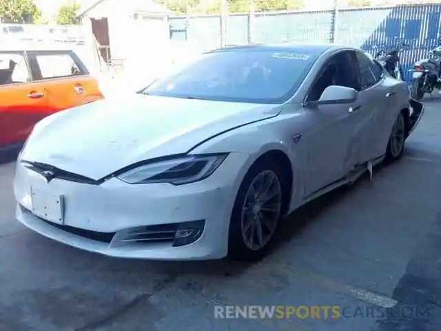 2 Photograph of a damaged car 5YJSA1E46KF332536 TESLA MODEL S 2019