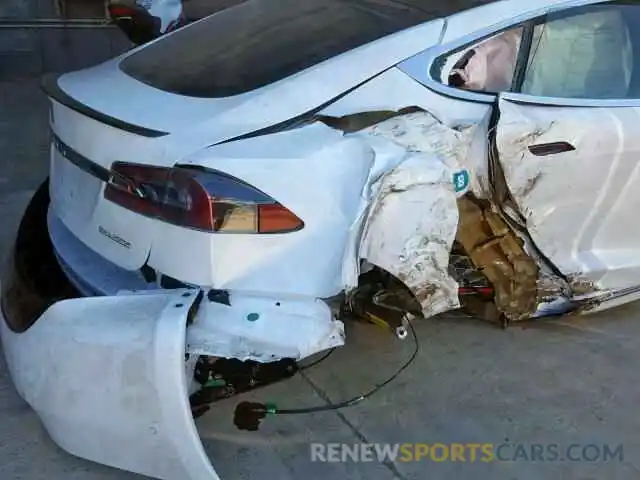 9 Photograph of a damaged car 5YJSA1E46KF332536 TESLA MODEL S 2019