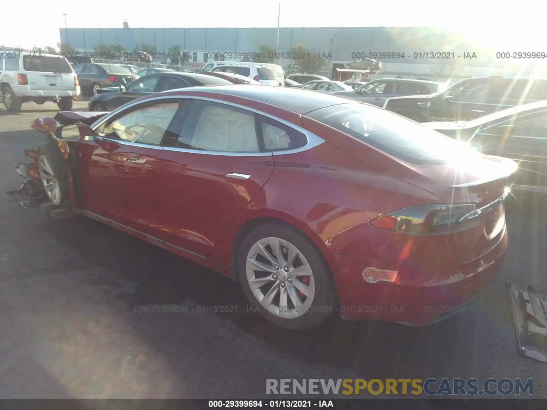 3 Photograph of a damaged car 5YJSA1E46KF341415 TESLA MODEL S 2019