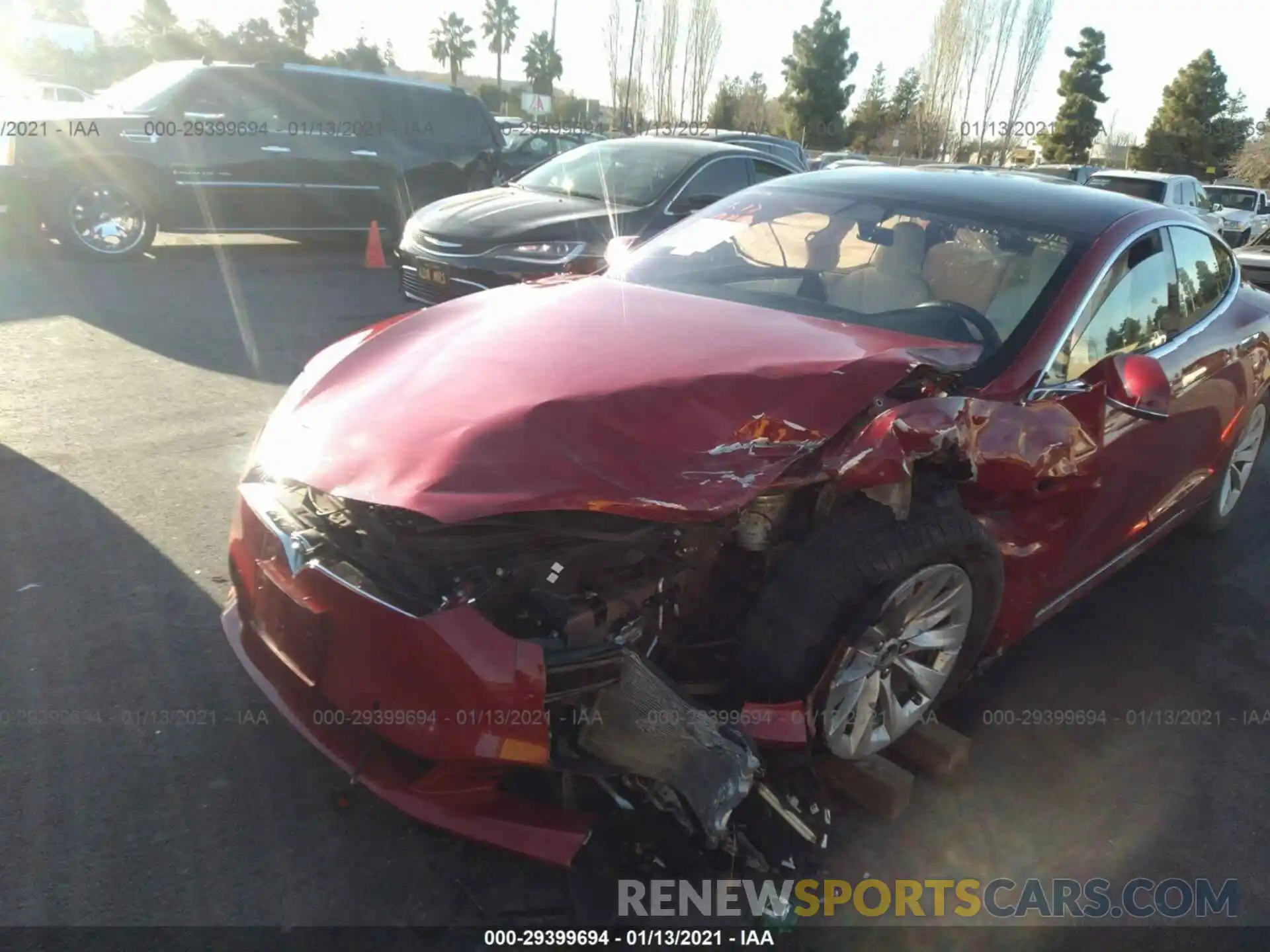 6 Photograph of a damaged car 5YJSA1E46KF341415 TESLA MODEL S 2019