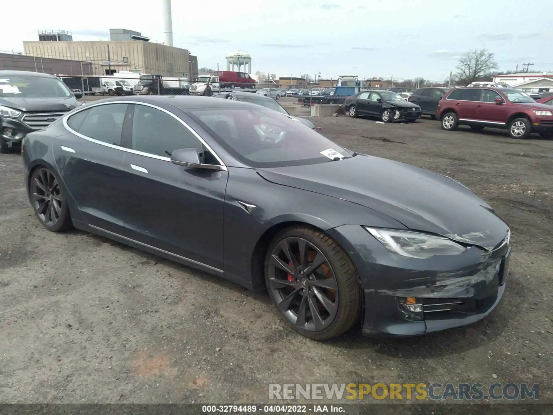 1 Photograph of a damaged car 5YJSA1E48KF312322 TESLA MODEL S 2019