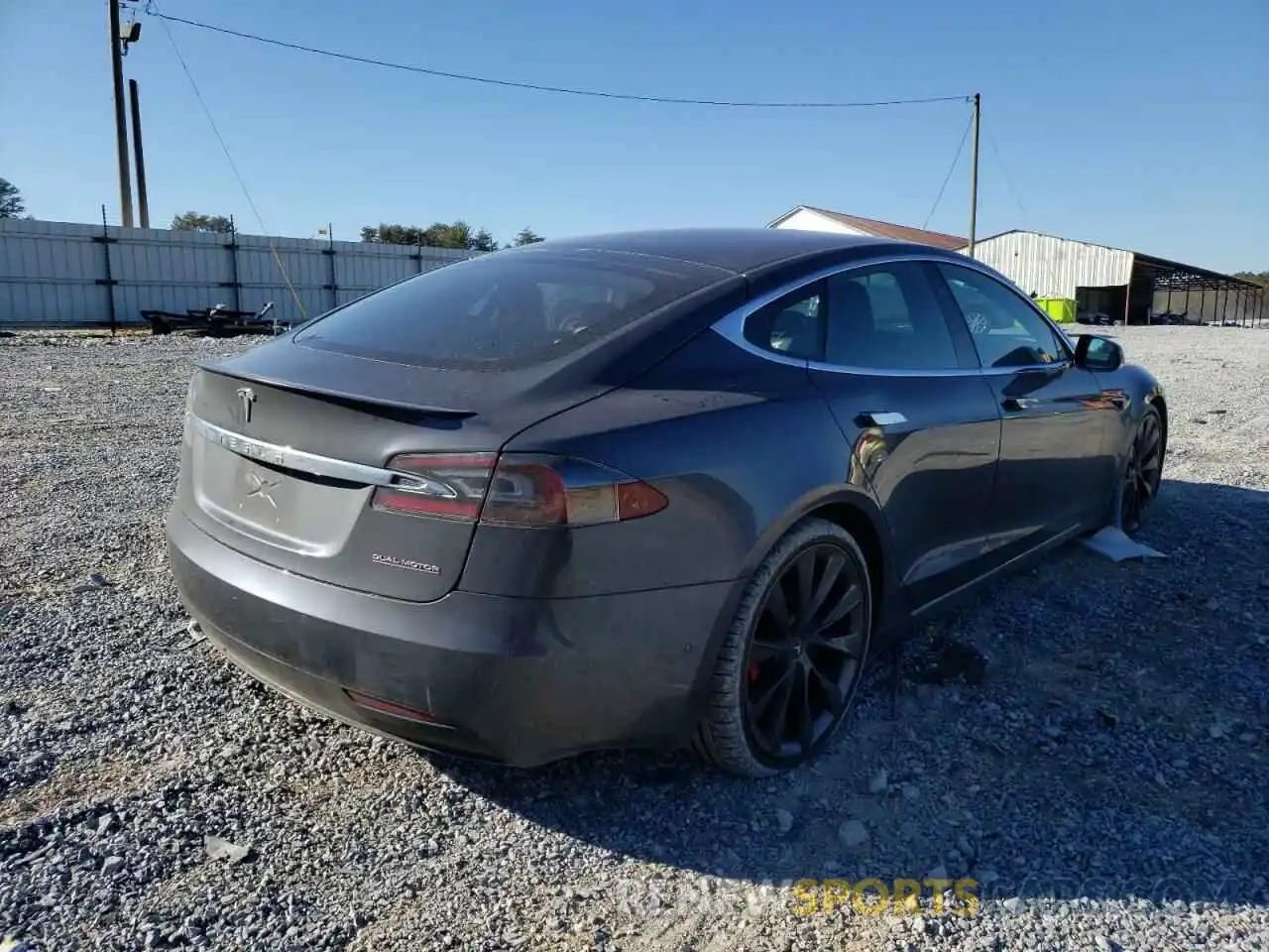 4 Фотография поврежденного автомобиля 5YJSA1E49KF343658 TESLA MODEL S 2019