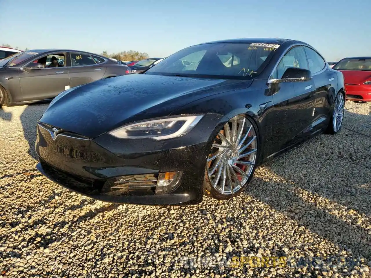 2 Photograph of a damaged car 5YJSA1E4XKF308997 TESLA MODEL S 2019