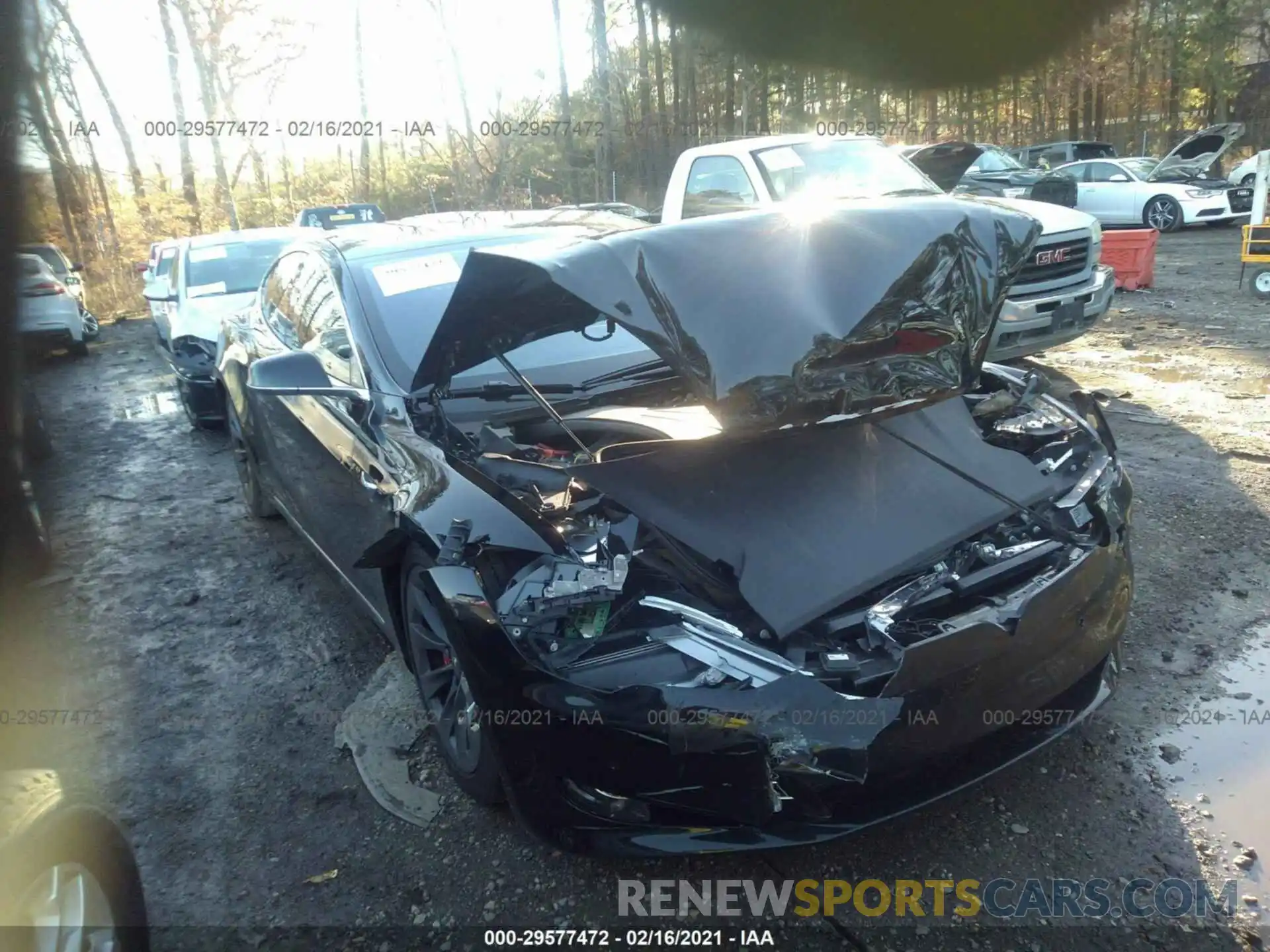 1 Photograph of a damaged car 5YJSA1E4XKF330370 TESLA MODEL S 2019