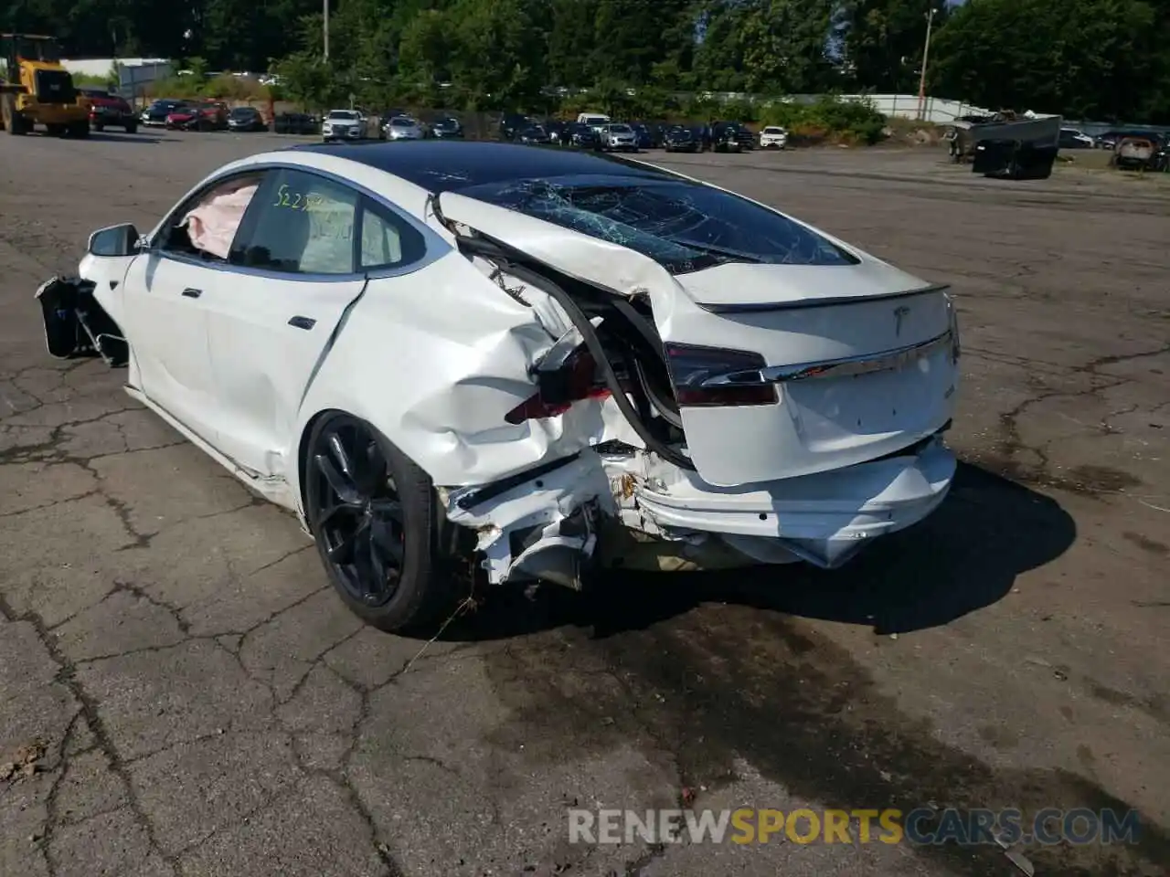 3 Photograph of a damaged car 5YJSA1E4XKF344172 TESLA MODEL S 2019