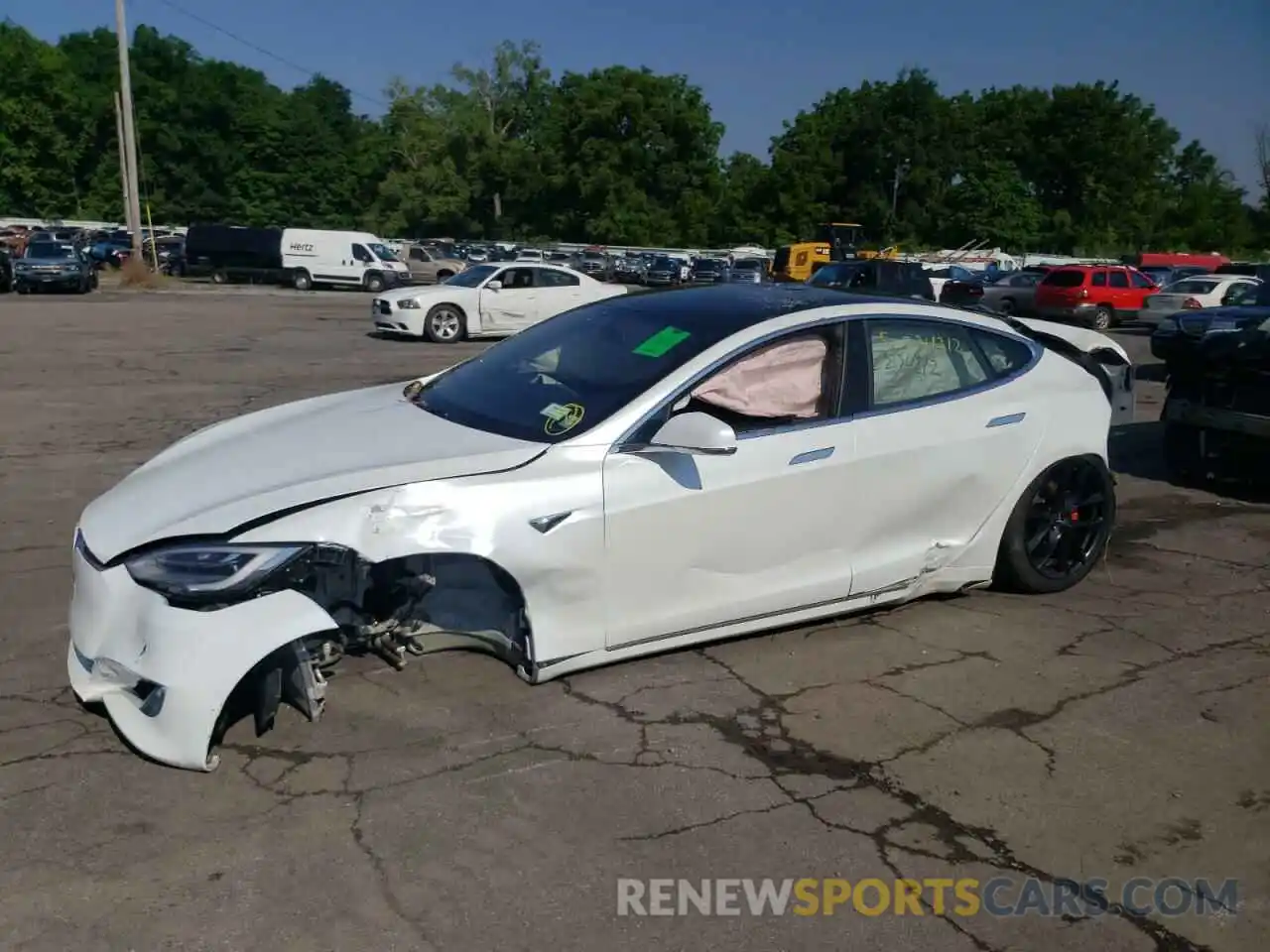 9 Photograph of a damaged car 5YJSA1E4XKF344172 TESLA MODEL S 2019