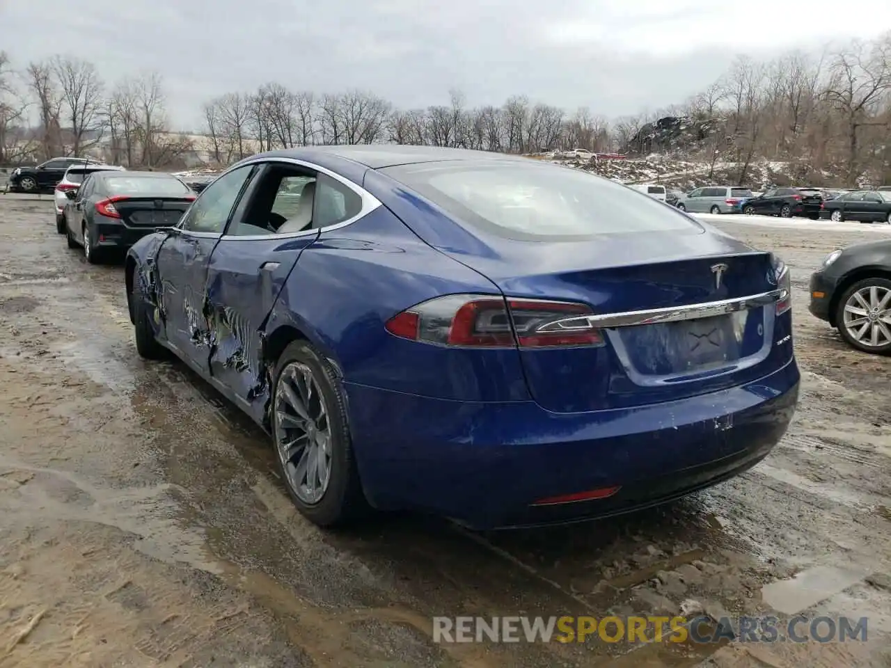 3 Фотография поврежденного автомобиля 5YJSA1E20LF354886 TESLA MODEL S 2020