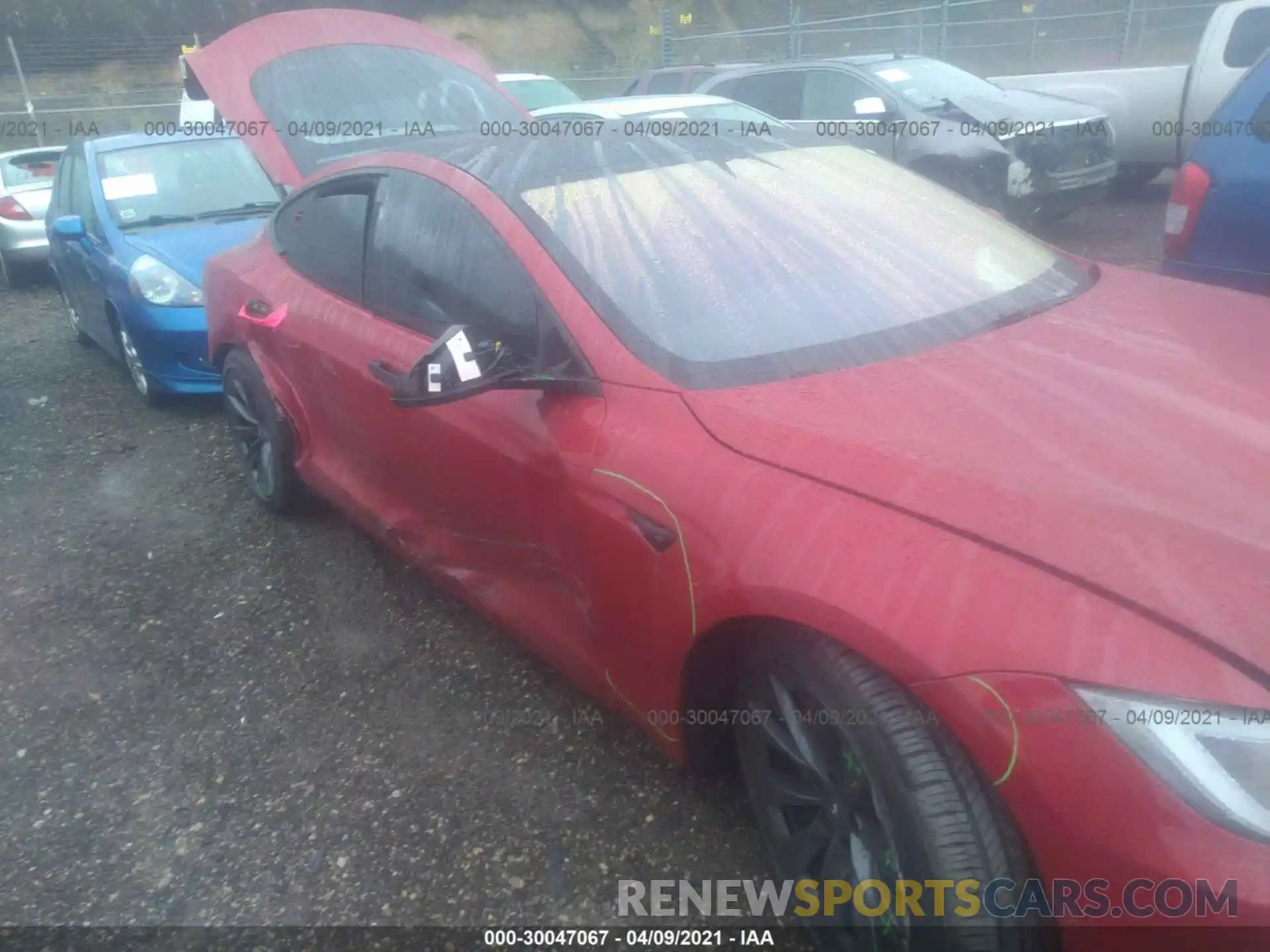 6 Photograph of a damaged car 5YJSA1E20LF359490 TESLA MODEL S 2020