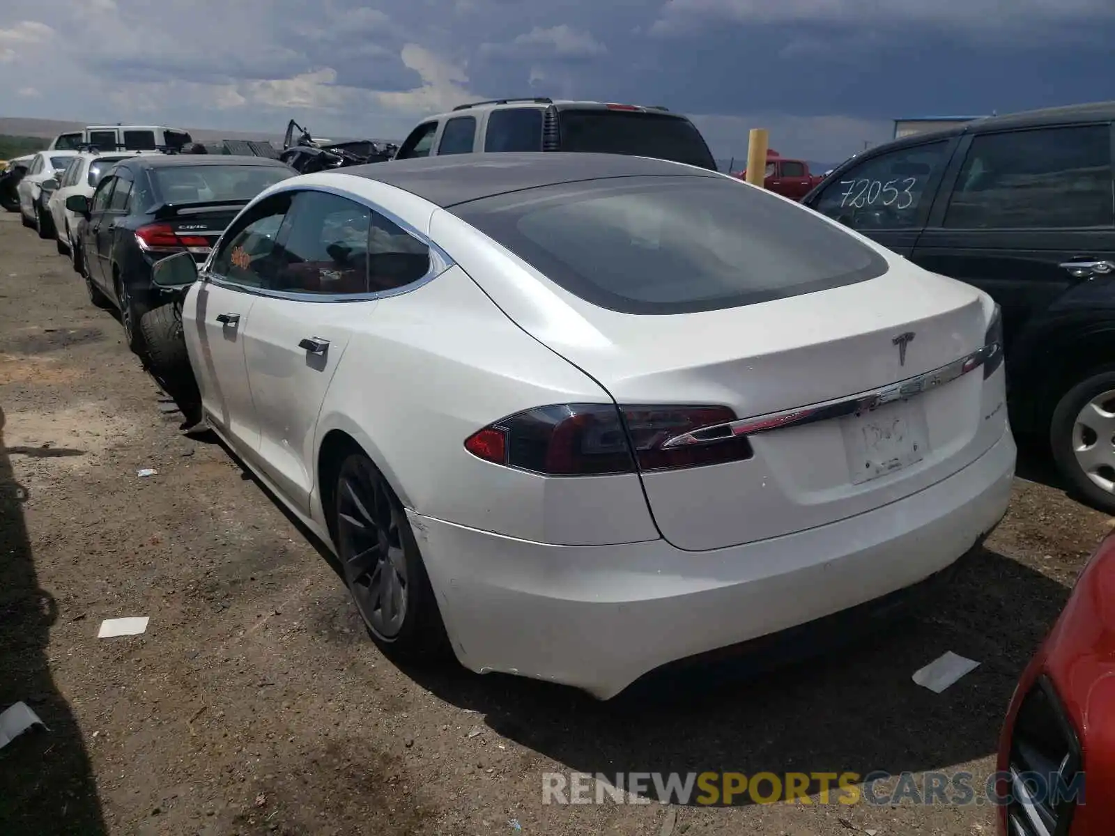 3 Photograph of a damaged car 5YJSA1E20LF369887 TESLA MODEL S 2020