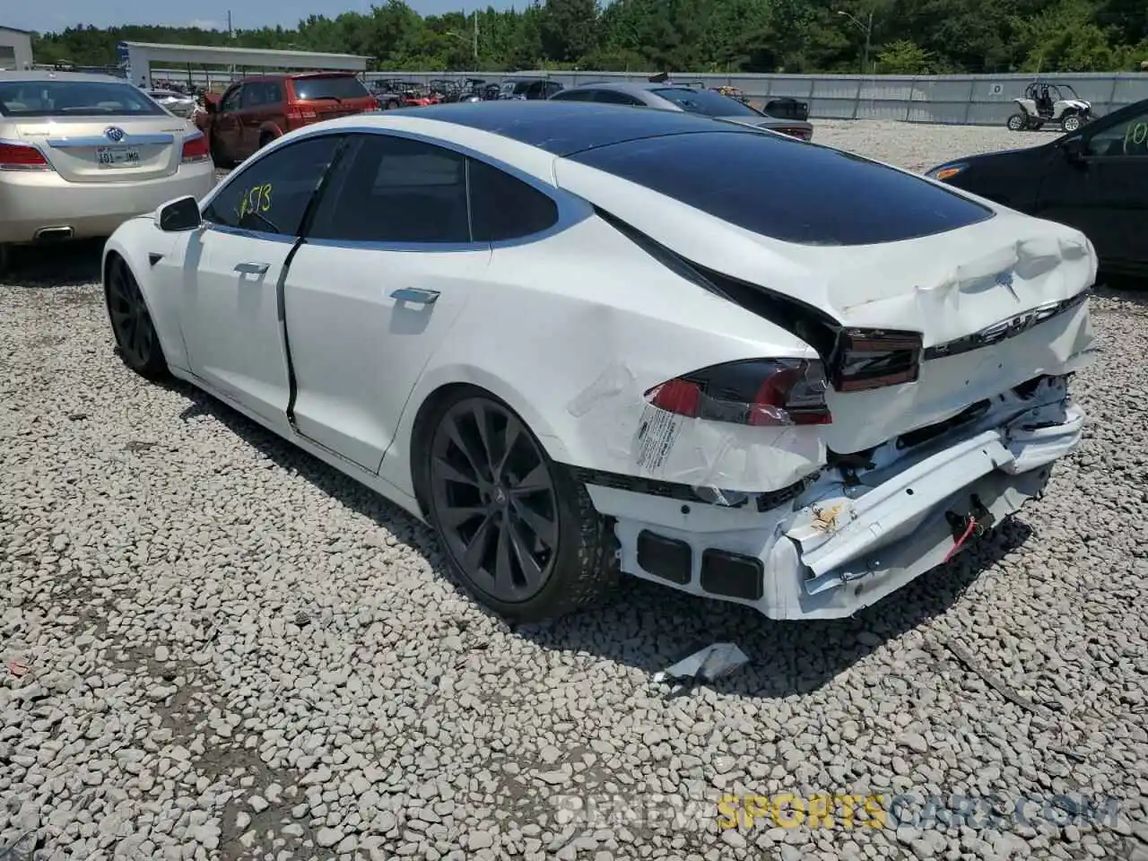 3 Photograph of a damaged car 5YJSA1E20LF379576 TESLA MODEL S 2020