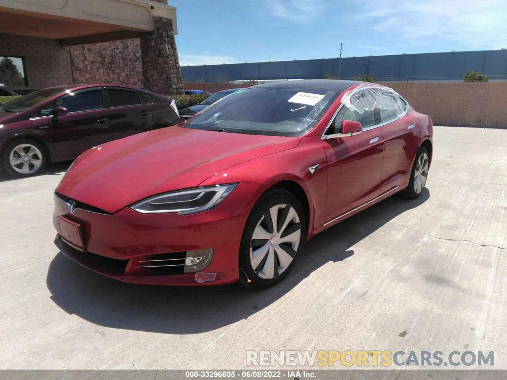 2 Фотография поврежденного автомобиля 5YJSA1E20LF390481 TESLA MODEL S 2020