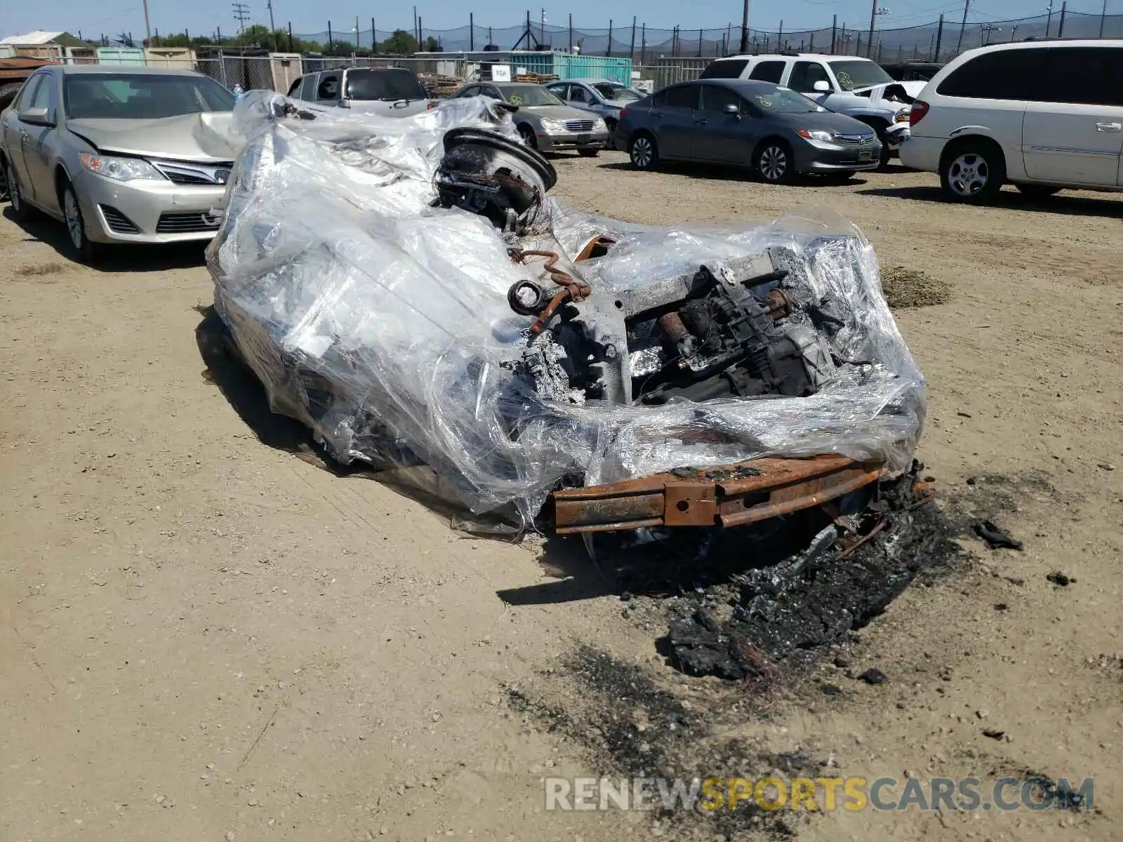 1 Photograph of a damaged car 5YJSA1E21LF363323 TESLA MODEL S 2020