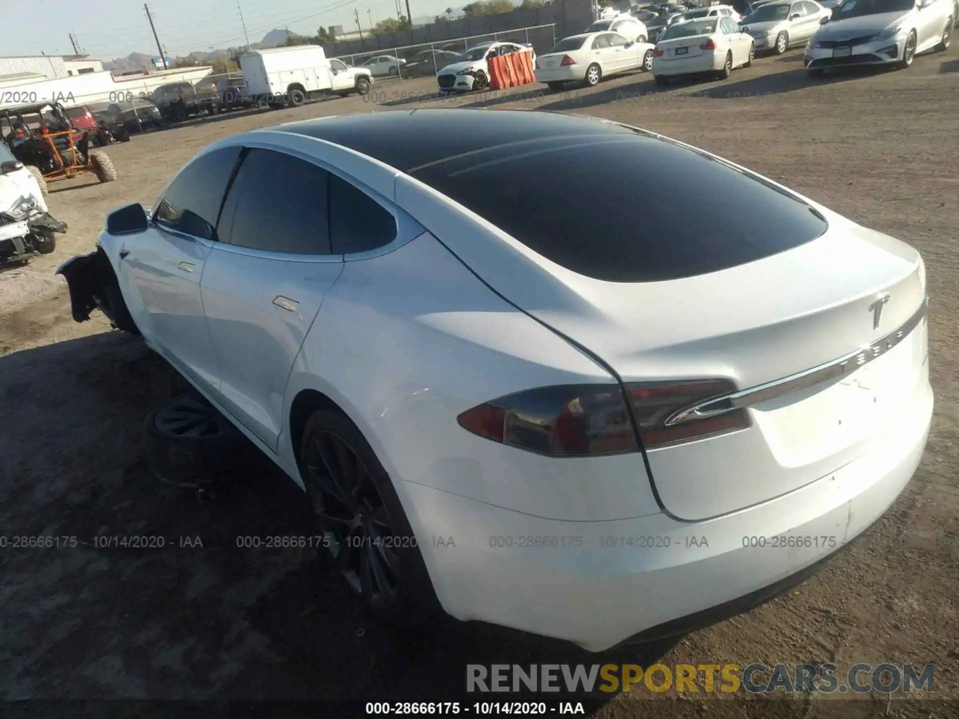 3 Фотография поврежденного автомобиля 5YJSA1E21LF365315 TESLA MODEL S 2020