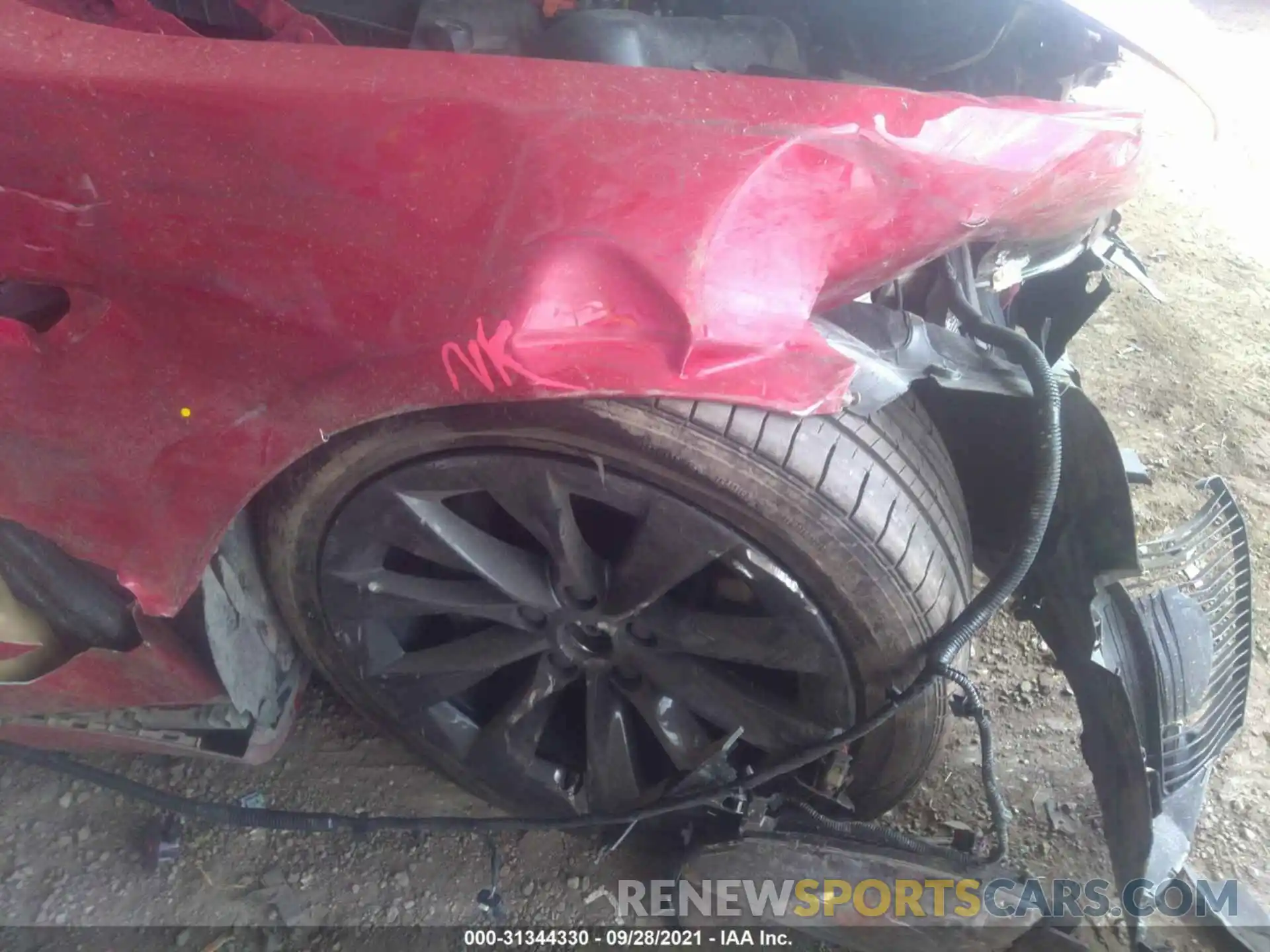 13 Photograph of a damaged car 5YJSA1E21LF366030 TESLA MODEL S 2020