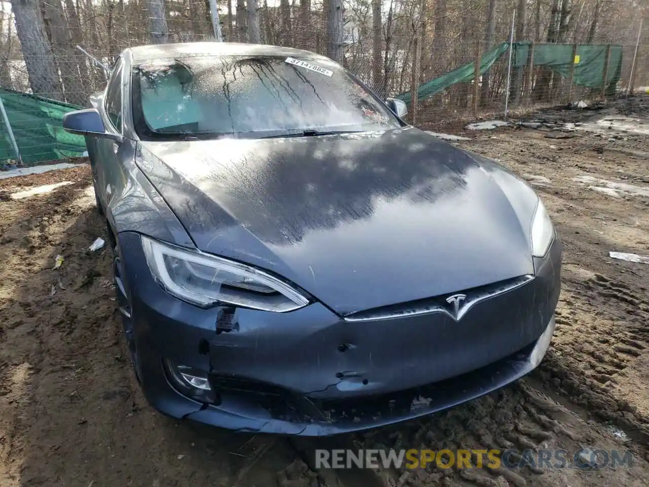 1 Photograph of a damaged car 5YJSA1E21LF391462 TESLA MODEL S 2020