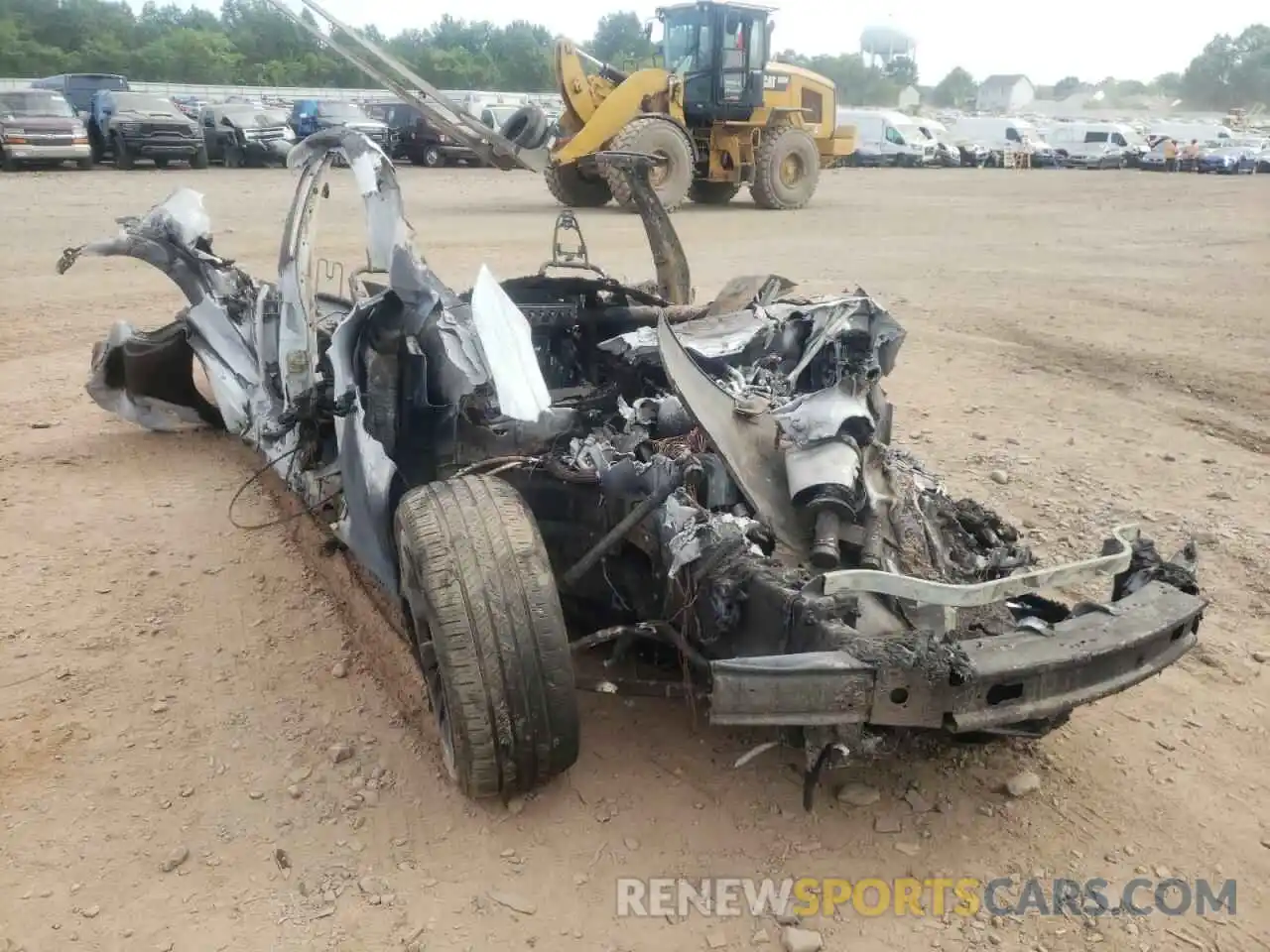 1 Photograph of a damaged car 5YJSA1E22LF354744 TESLA MODEL S 2020