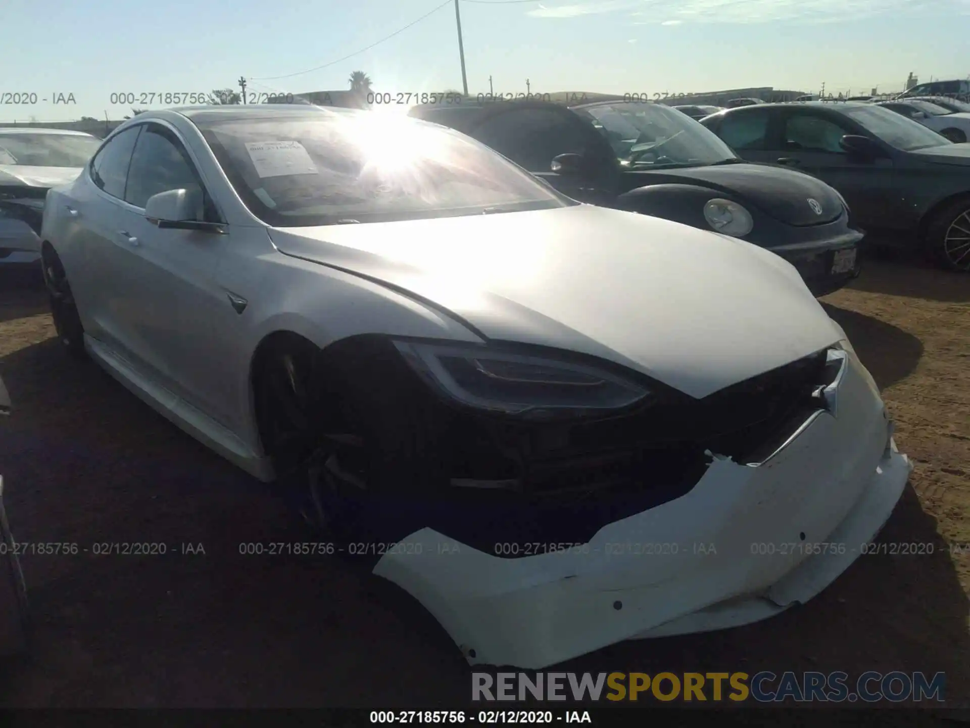 1 Photograph of a damaged car 5YJSA1E22LF360785 TESLA MODEL S 2020