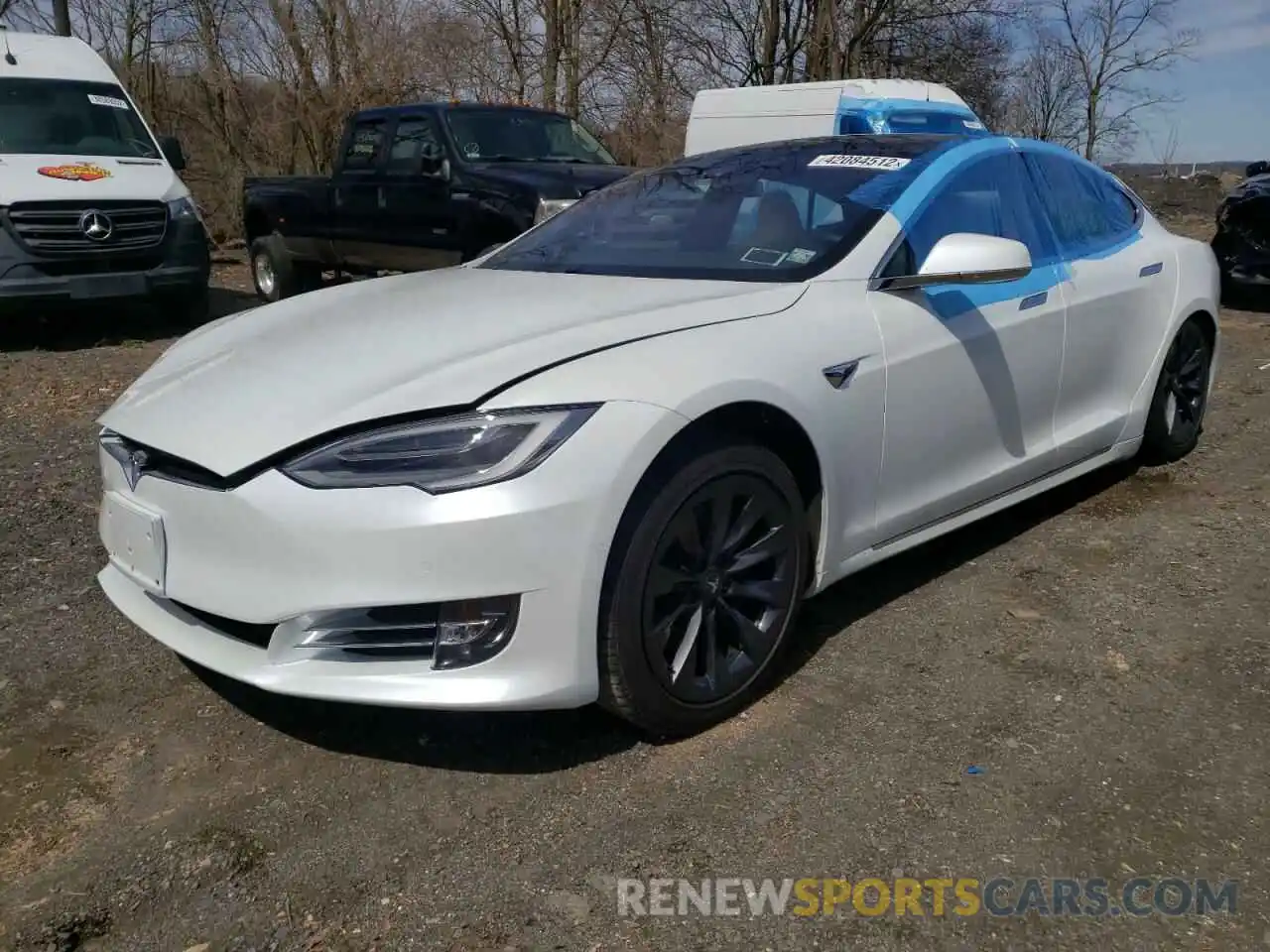 2 Фотография поврежденного автомобиля 5YJSA1E22LF369096 TESLA MODEL S 2020