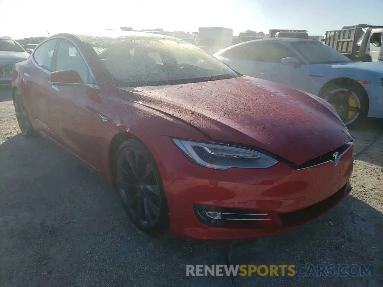 1 Photograph of a damaged car 5YJSA1E22LF370376 TESLA MODEL S 2020