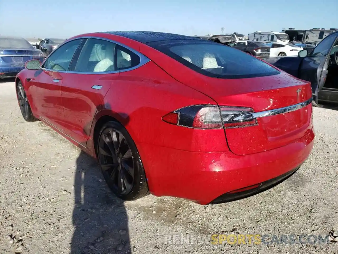 3 Photograph of a damaged car 5YJSA1E22LF370376 TESLA MODEL S 2020