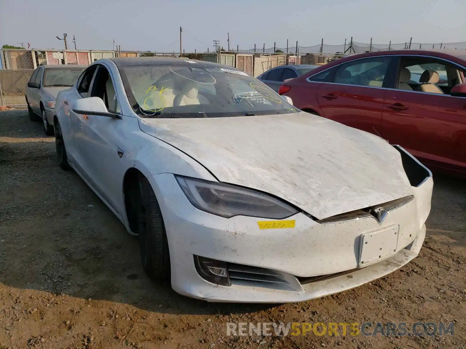 1 Photograph of a damaged car 5YJSA1E22LF378915 TESLA MODEL S 2020