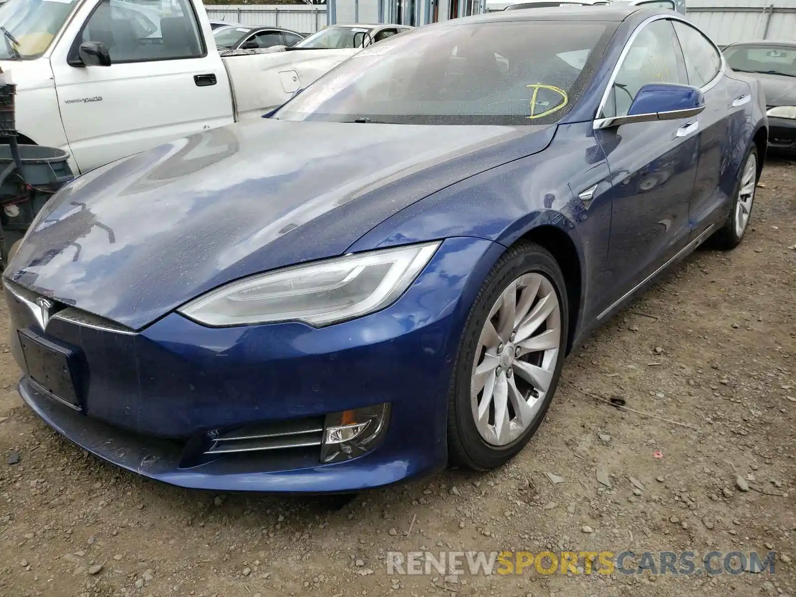 2 Фотография поврежденного автомобиля 5YJSA1E23LF357748 TESLA MODEL S 2020