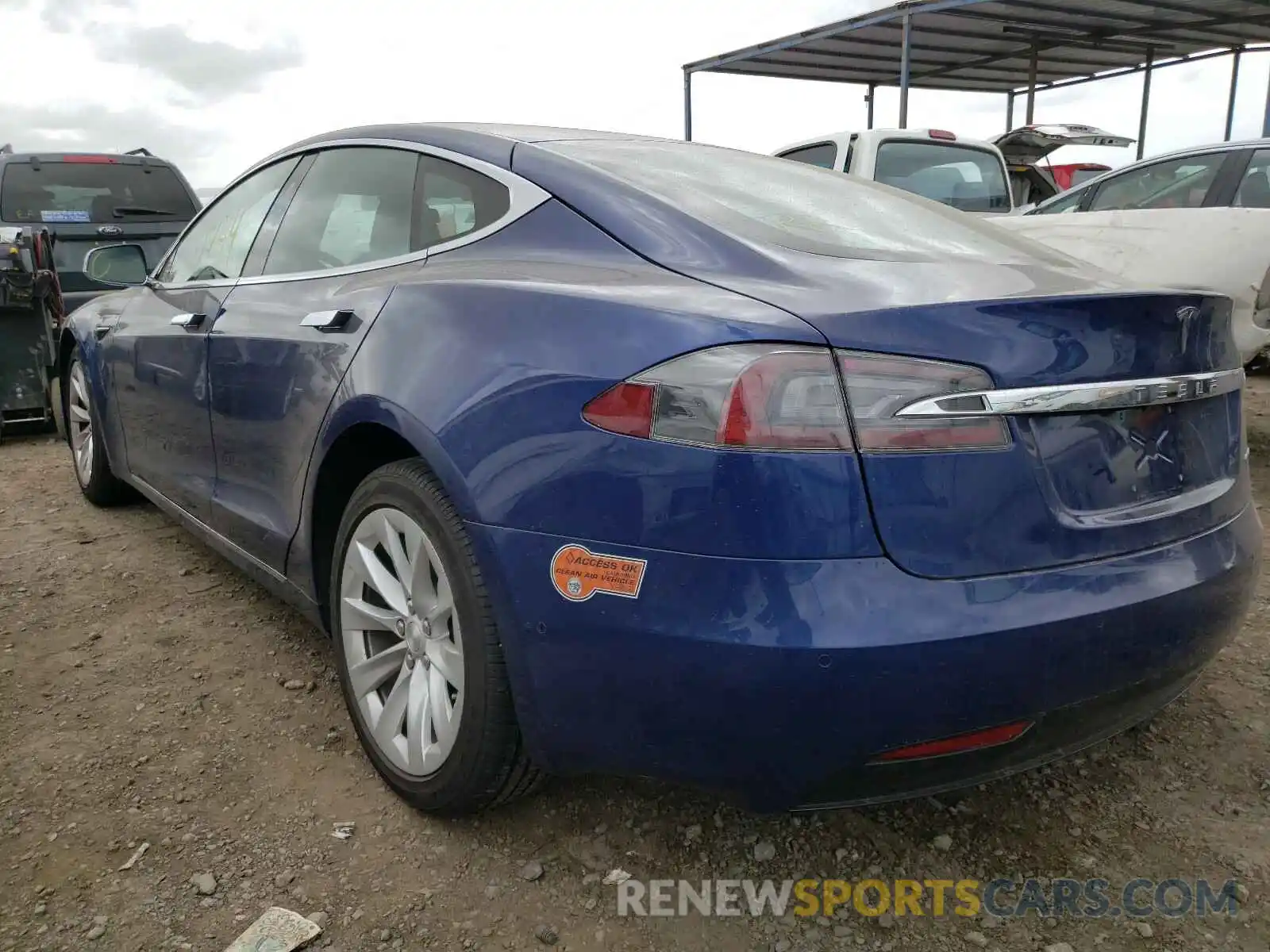 3 Фотография поврежденного автомобиля 5YJSA1E23LF357748 TESLA MODEL S 2020