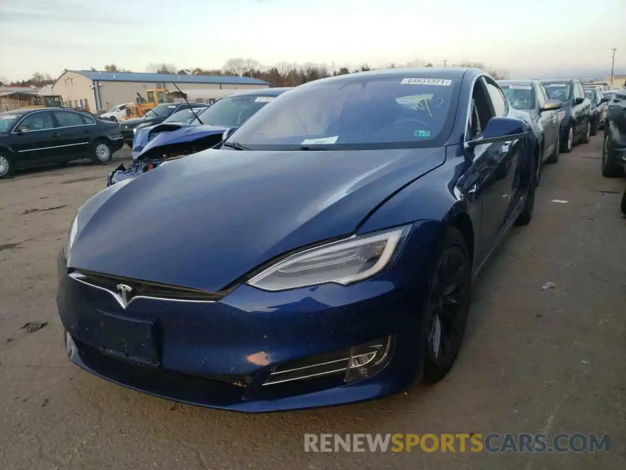 2 Photograph of a damaged car 5YJSA1E23LF361010 TESLA MODEL S 2020