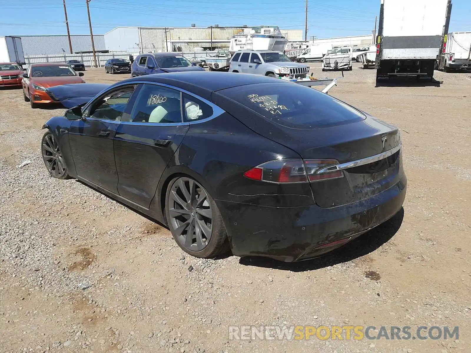 3 Photograph of a damaged car 5YJSA1E23LF370385 TESLA MODEL S 2020