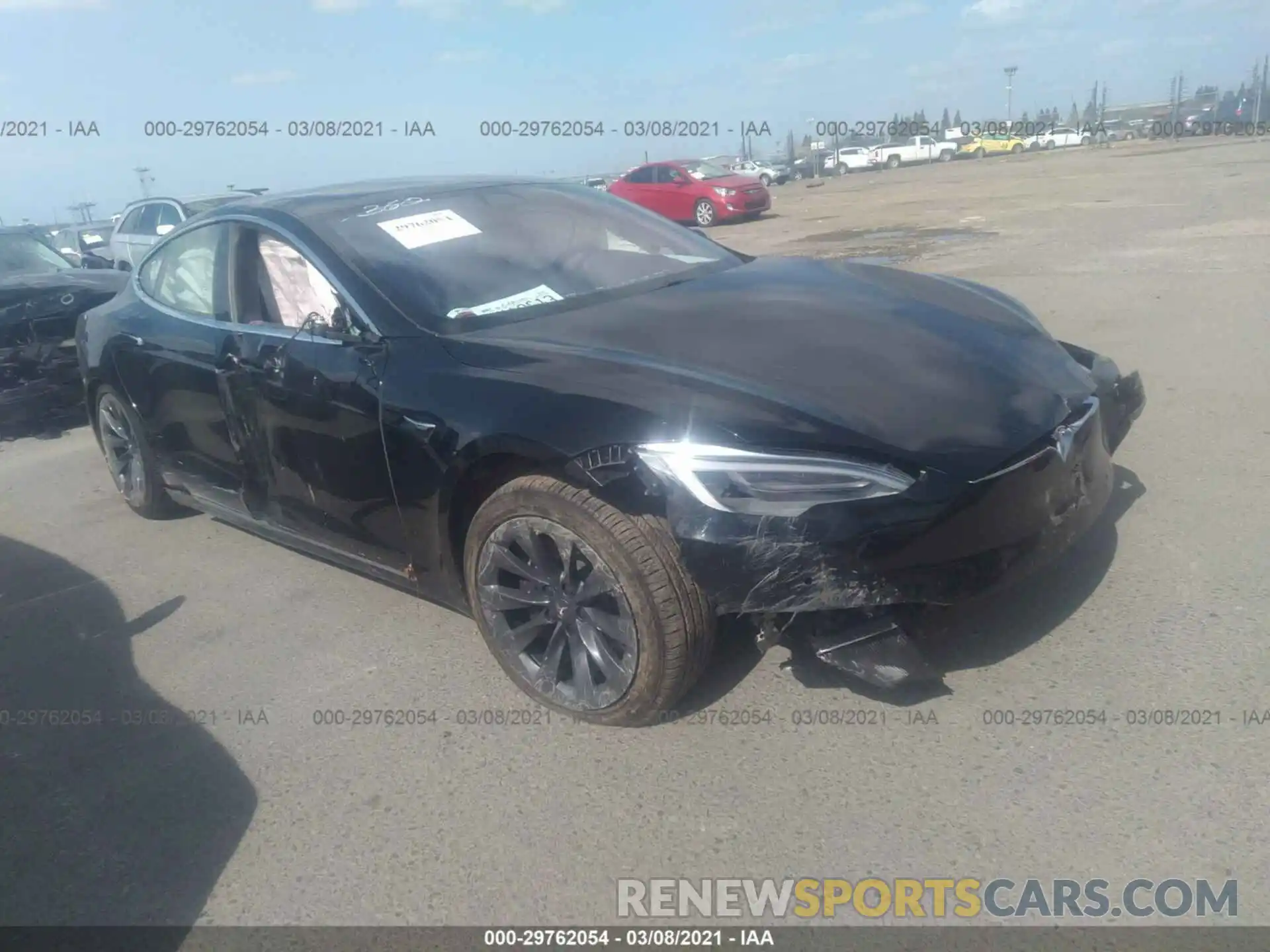 1 Photograph of a damaged car 5YJSA1E23LF397327 TESLA MODEL S 2020