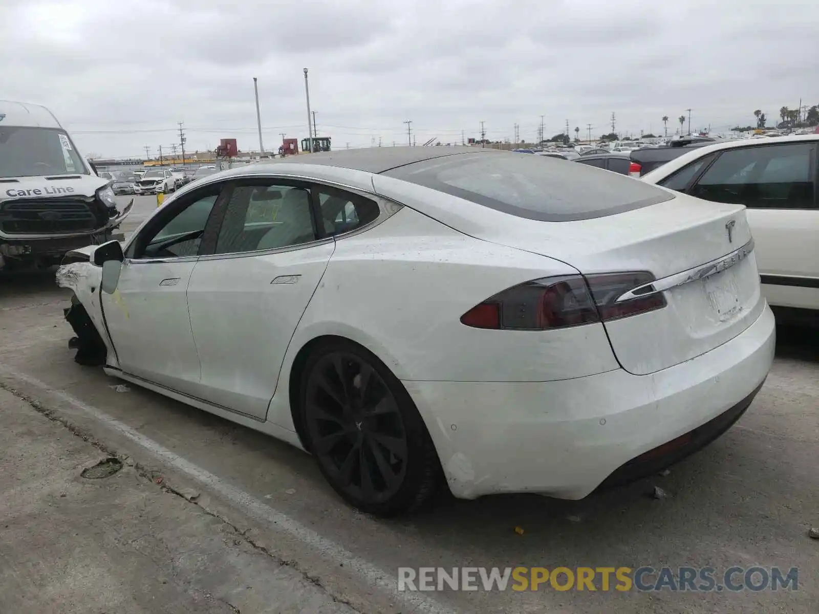 3 Фотография поврежденного автомобиля 5YJSA1E23LF402283 TESLA MODEL S 2020