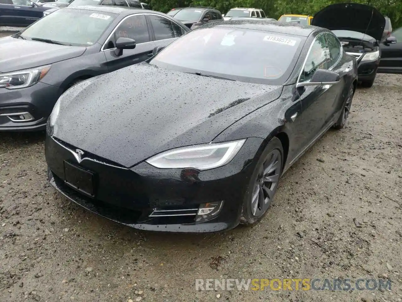 2 Photograph of a damaged car 5YJSA1E25LF370341 TESLA MODEL S 2020