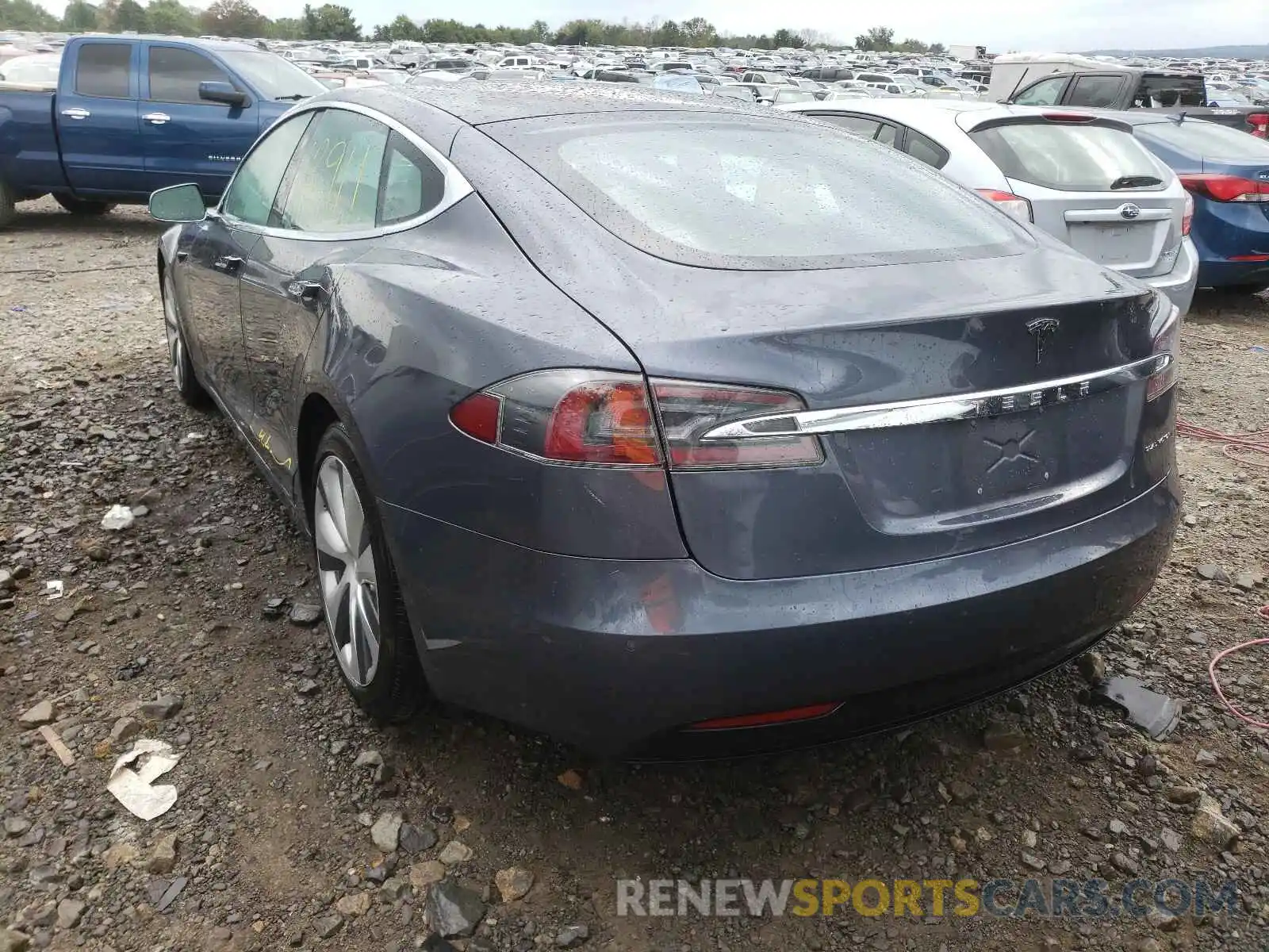 3 Фотография поврежденного автомобиля 5YJSA1E25LF382781 TESLA MODEL S 2020