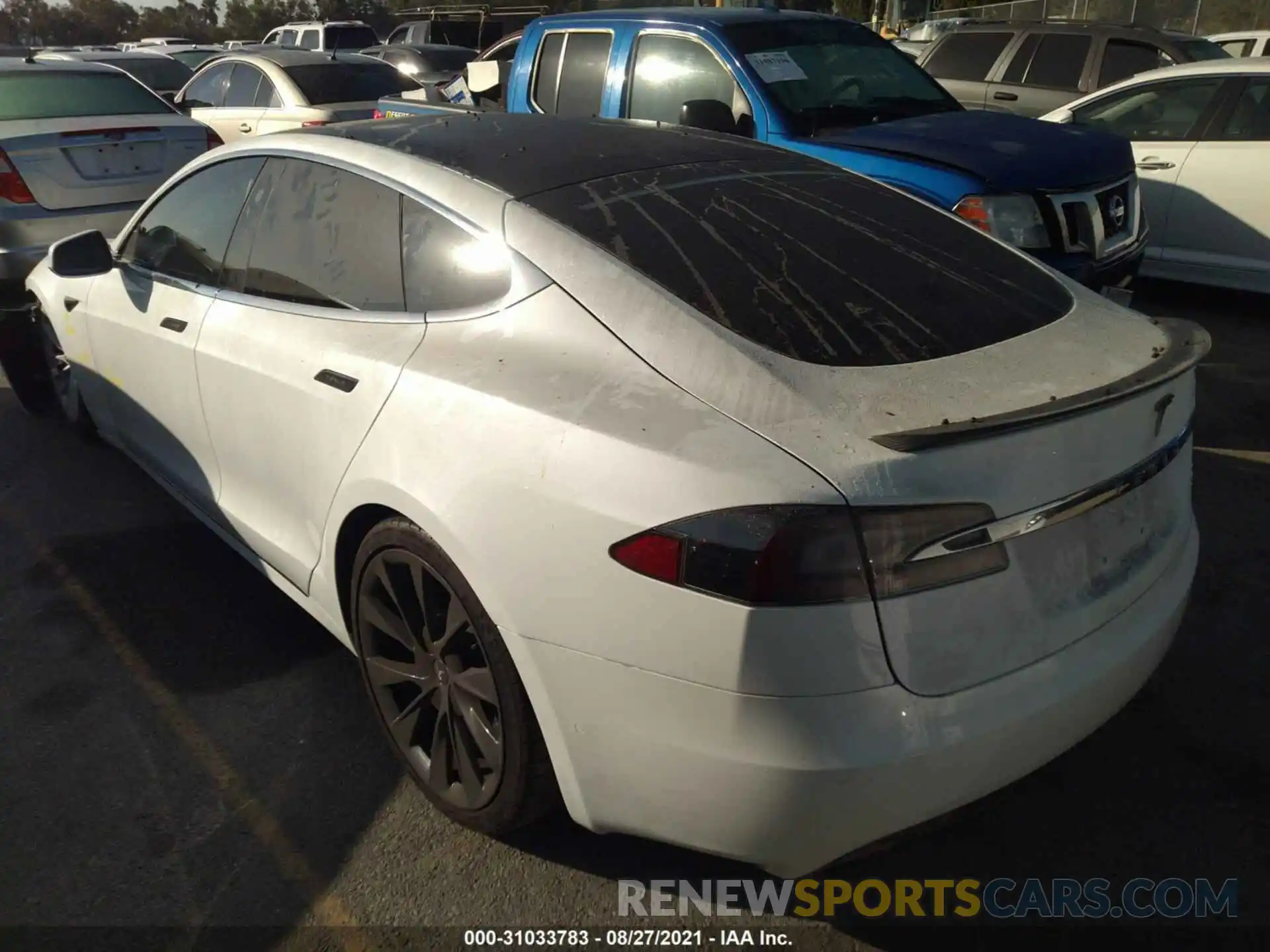 3 Фотография поврежденного автомобиля 5YJSA1E25LF396258 TESLA MODEL S 2020