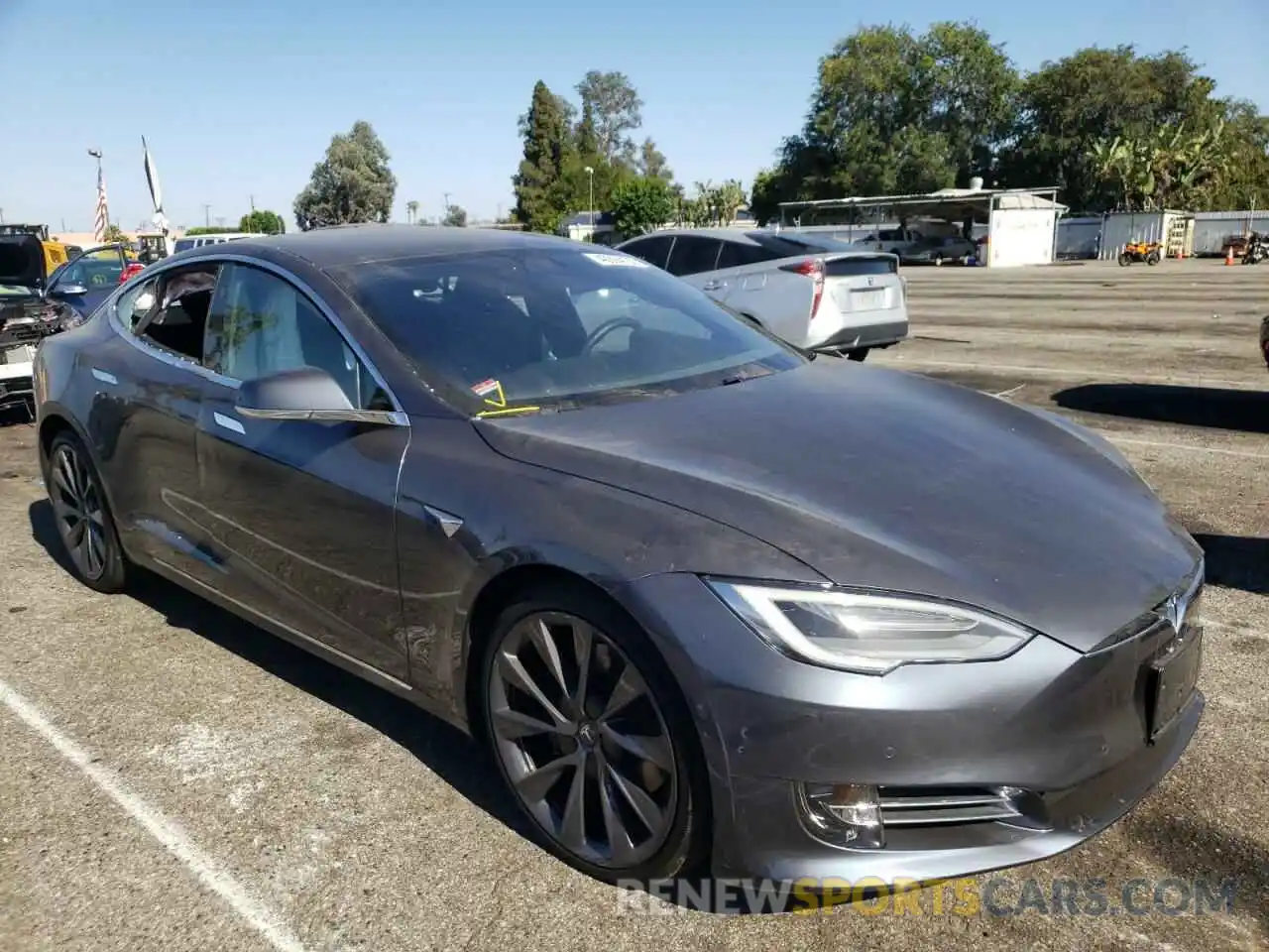 1 Photograph of a damaged car 5YJSA1E25LF402303 TESLA MODEL S 2020