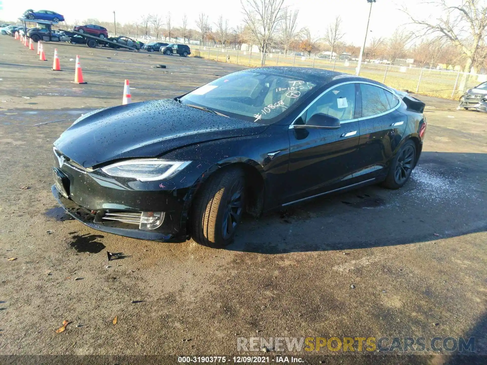 2 Photograph of a damaged car 5YJSA1E25LF410868 TESLA MODEL S 2020