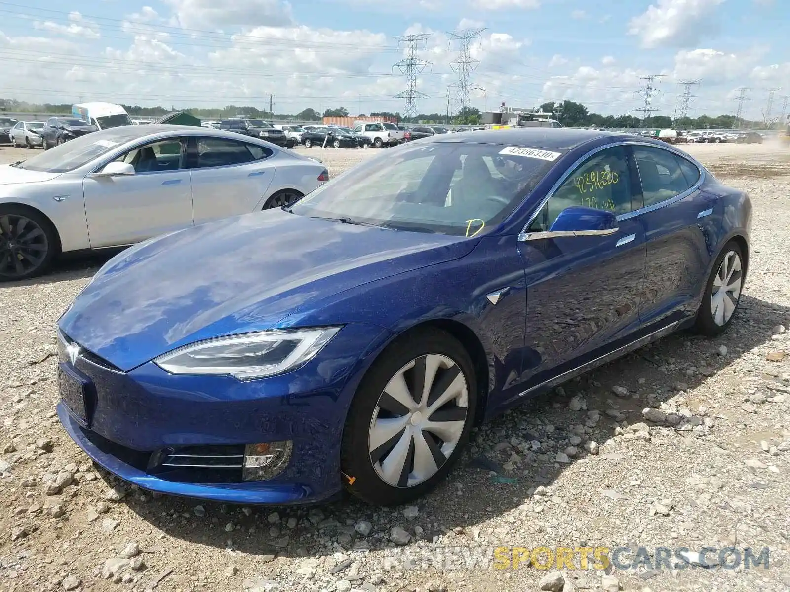 2 Photograph of a damaged car 5YJSA1E27LF378778 TESLA MODEL S 2020