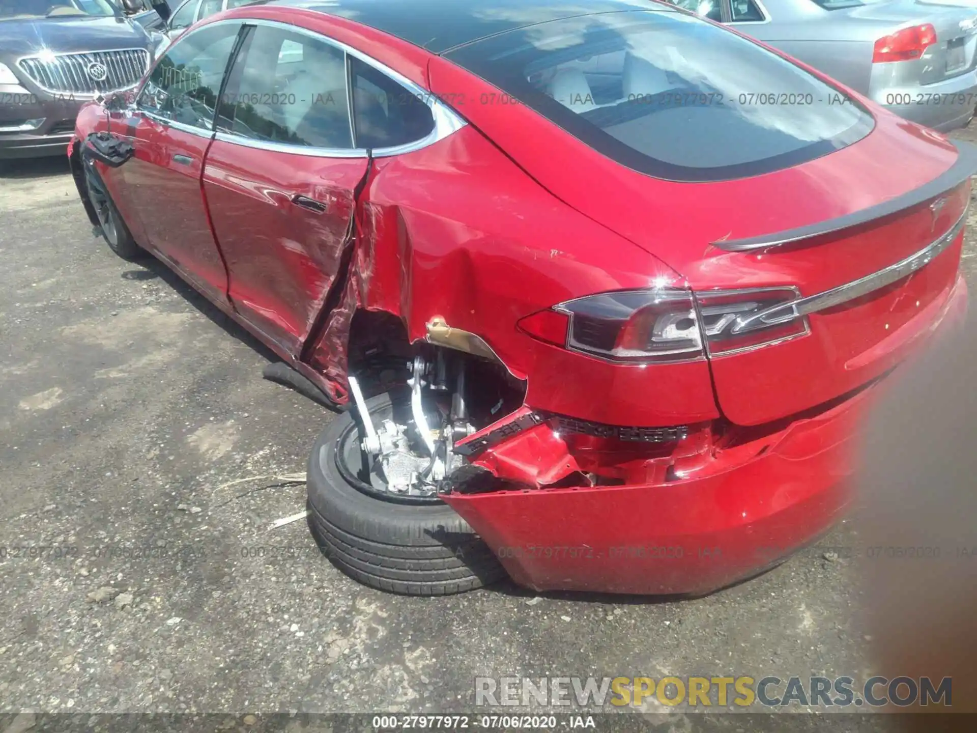 6 Photograph of a damaged car 5YJSA1E27LF381051 TESLA MODEL S 2020