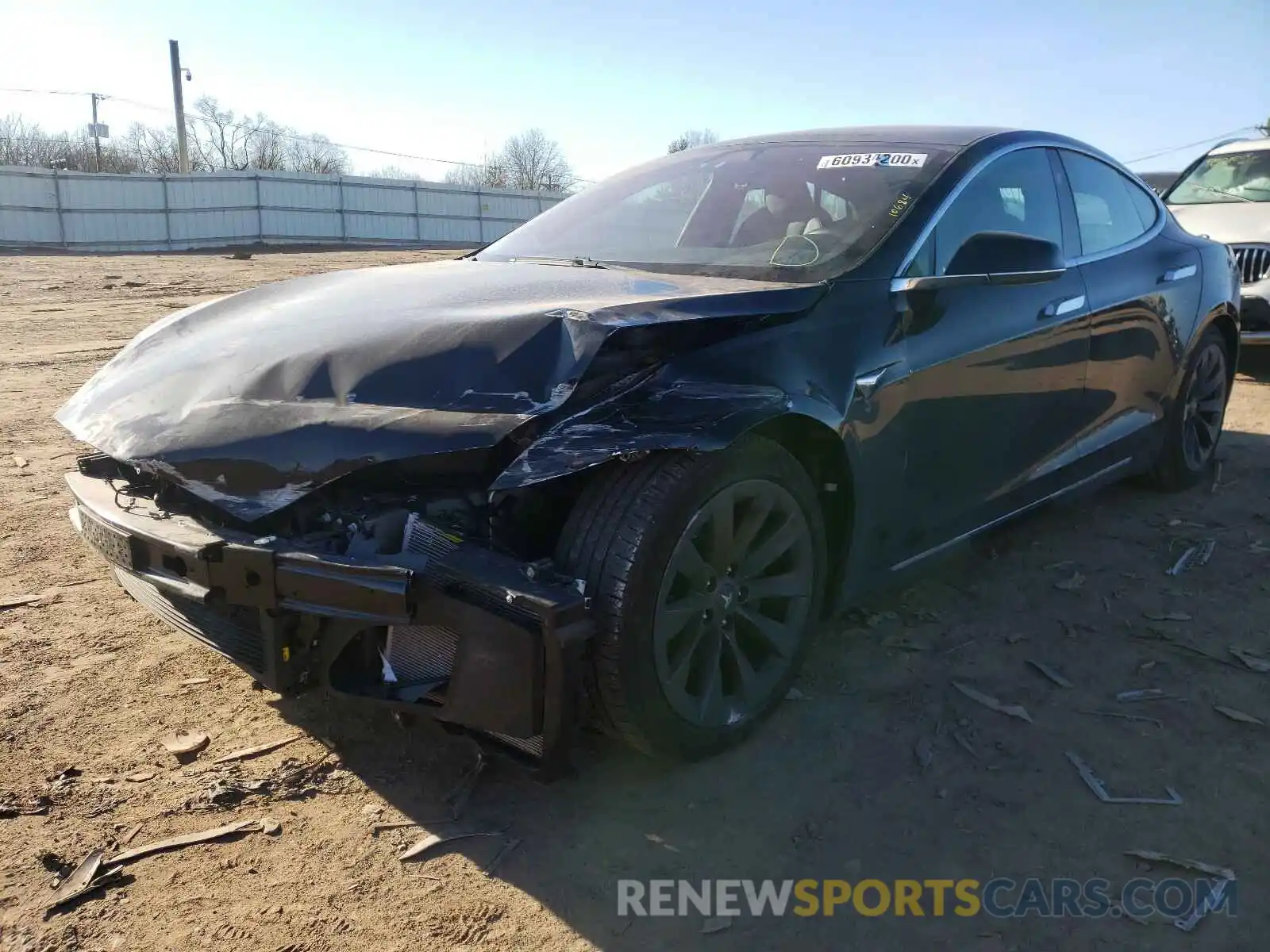 2 Photograph of a damaged car 5YJSA1E28LF363304 TESLA MODEL S 2020