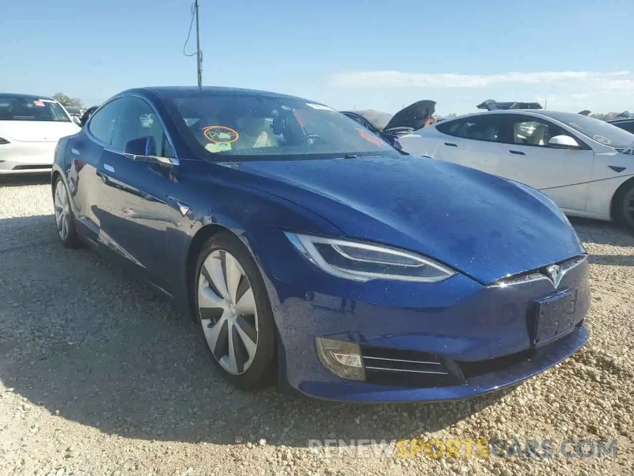 1 Фотография поврежденного автомобиля 5YJSA1E28LF382452 TESLA MODEL S 2020