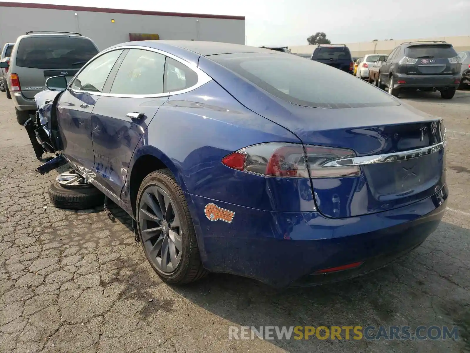 3 Photograph of a damaged car 5YJSA1E28LF406698 TESLA MODEL S 2020