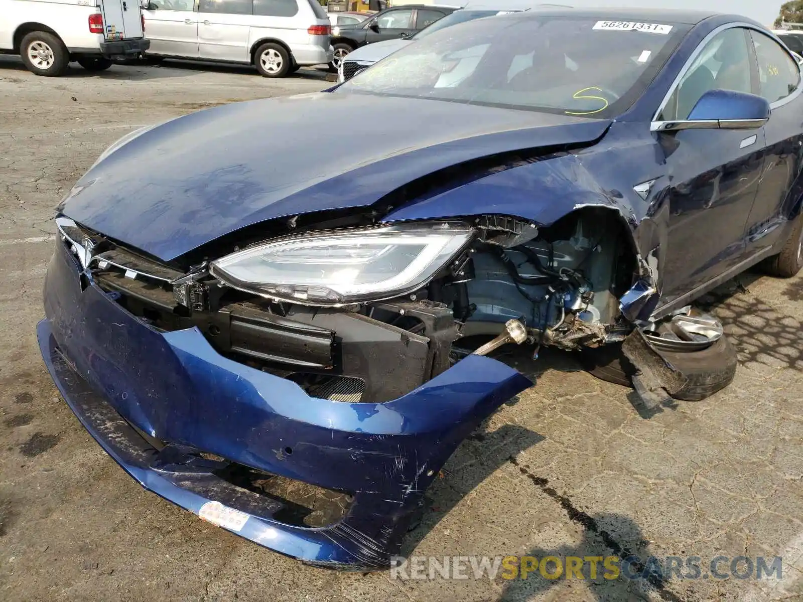 9 Photograph of a damaged car 5YJSA1E28LF406698 TESLA MODEL S 2020